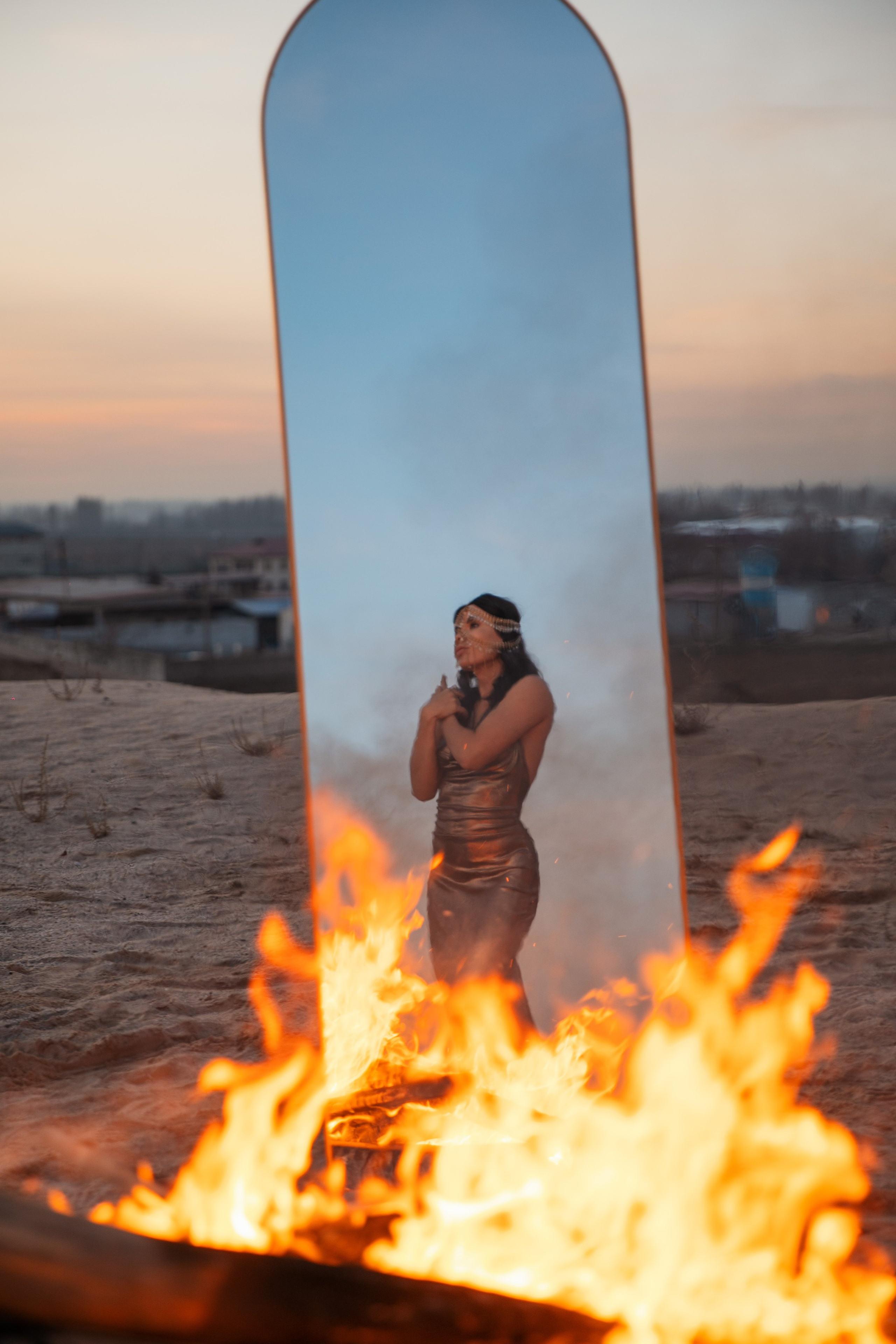 Огненная. Фотограф Вероника Яцына в Ташкенте