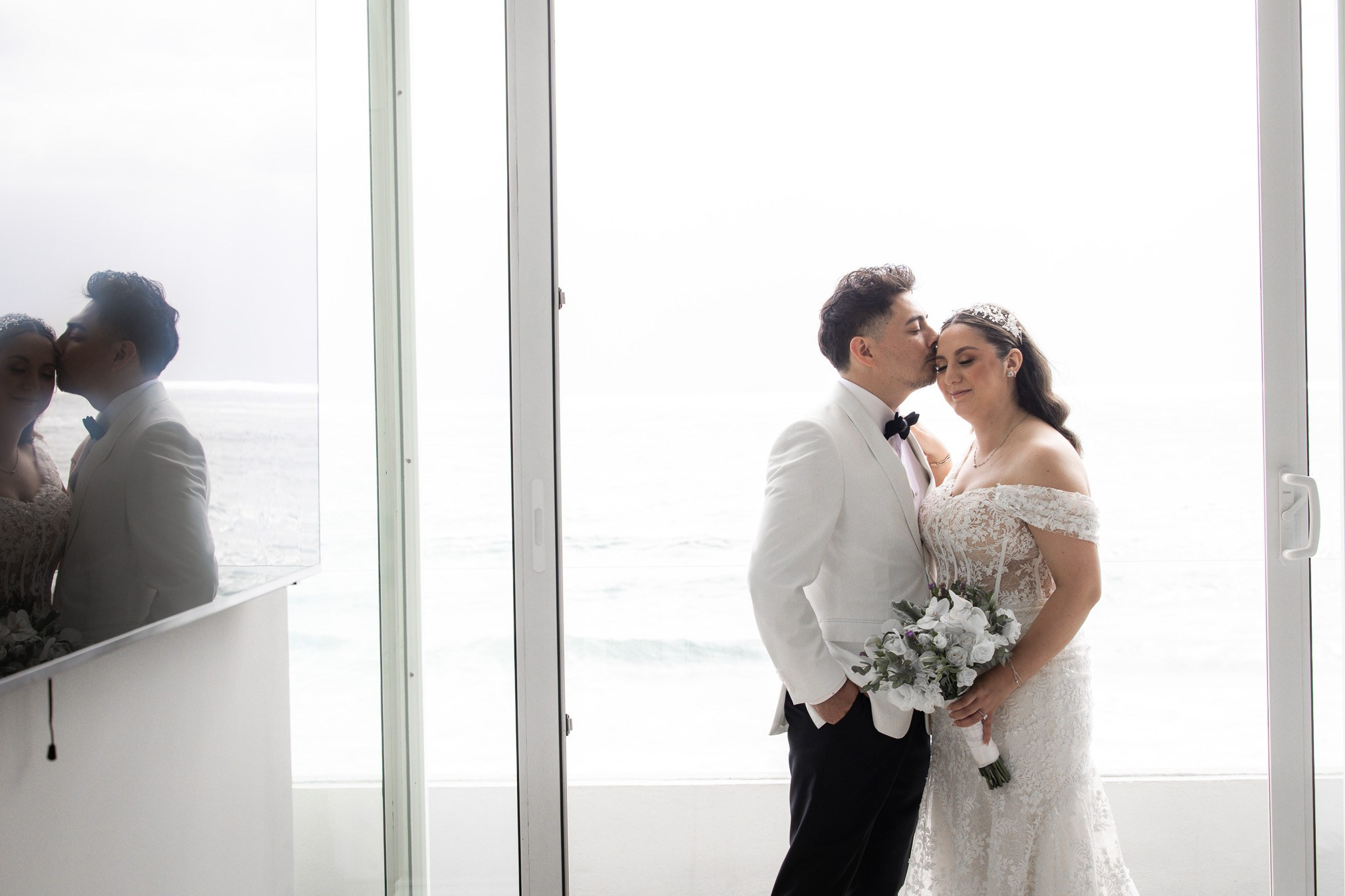 Ventana al mar Rosarito Boda Kevin y Andrea. Estudio de fotografia en Tijuana