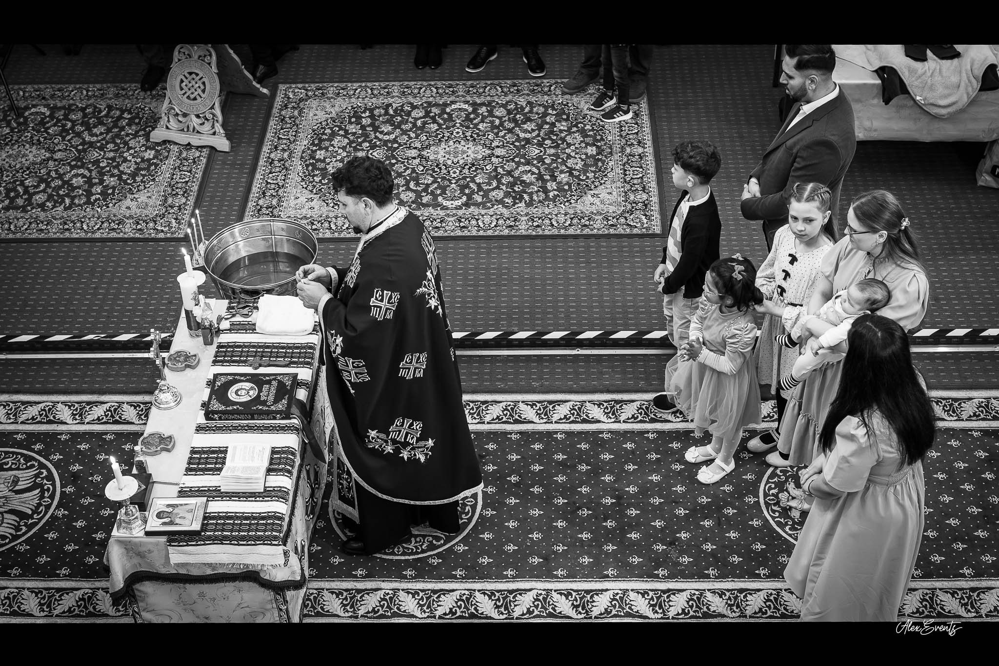 Fotograf Botez Vejle | Biserica Românească | AlexEvents
