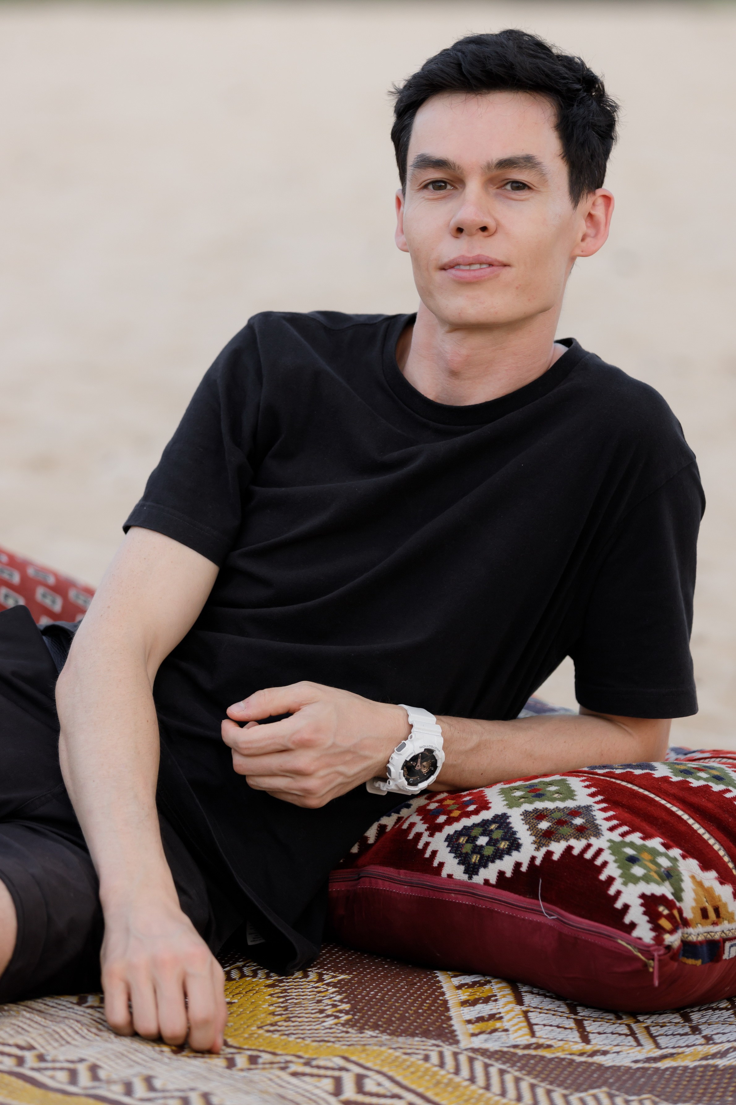 Oleg Torbosov — Meeting with subscribers in the desert. Photographer Anna Curly | Weddings and Events in Dubai