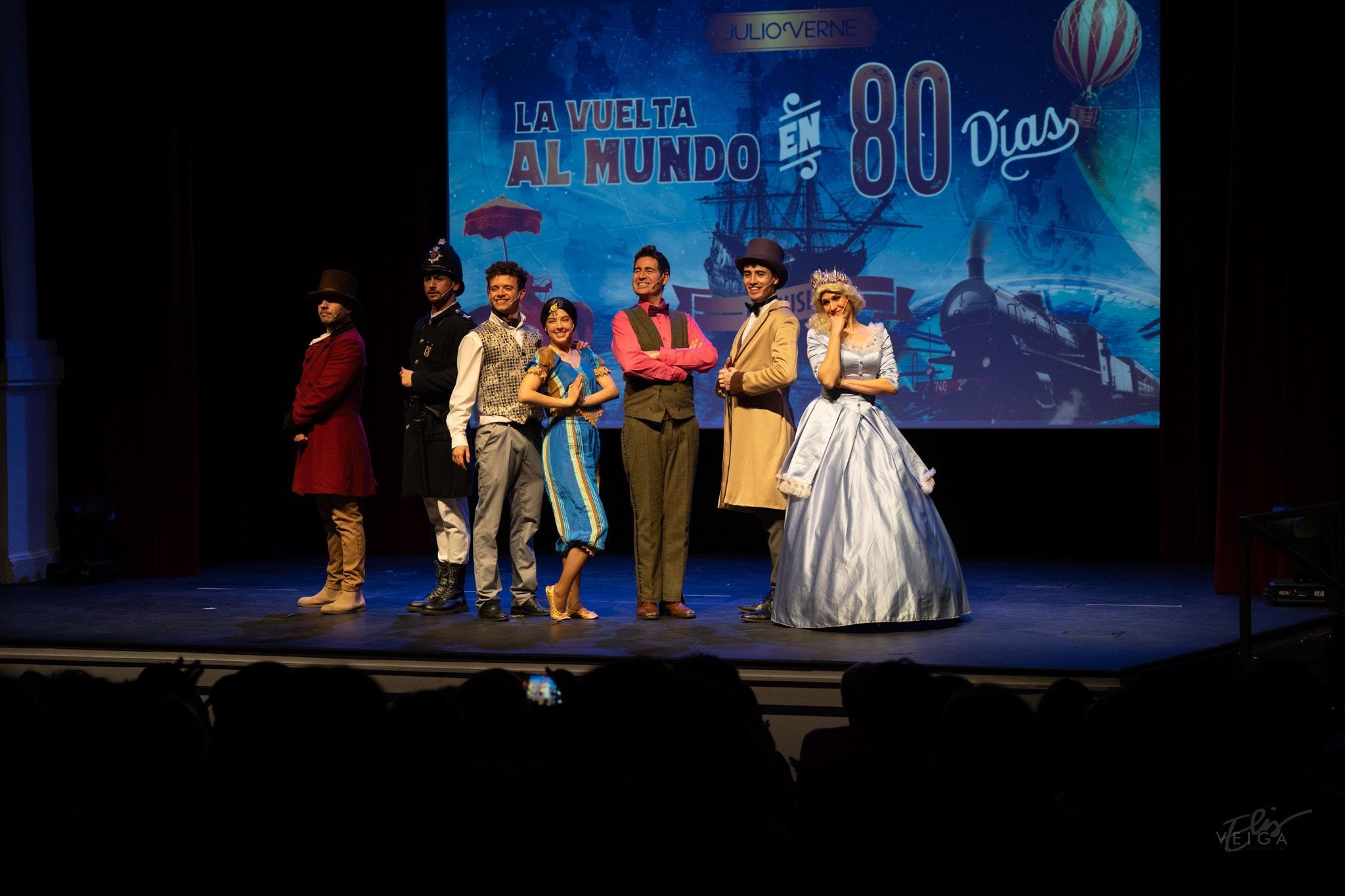 La vuelta al mundo en 80 días. El musical. Fundación Cajasol, Sevilla, 21dic2024.
