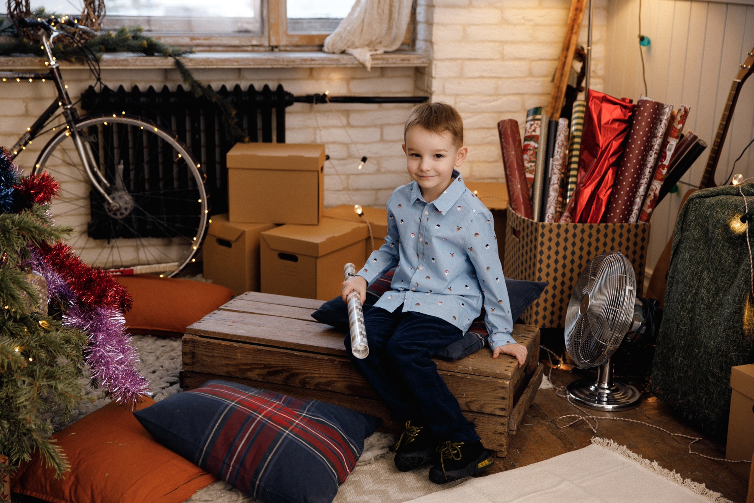 Christmas and New Year photo sessions in Riga, Latvia in studio. Evgeny Timofeyev | Wedding & Content photographer and videographer