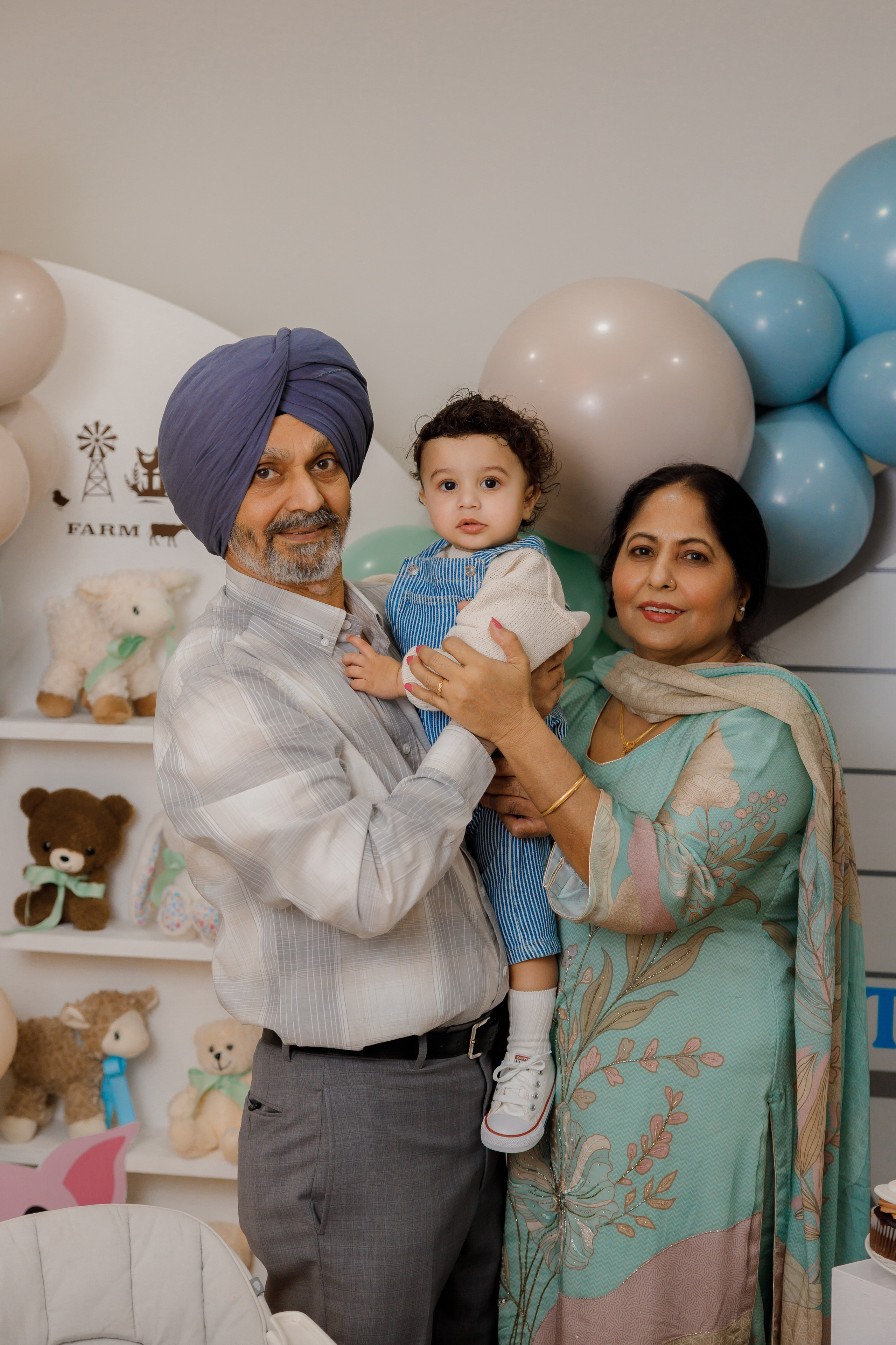 Fateh’s 1st birthday. Home