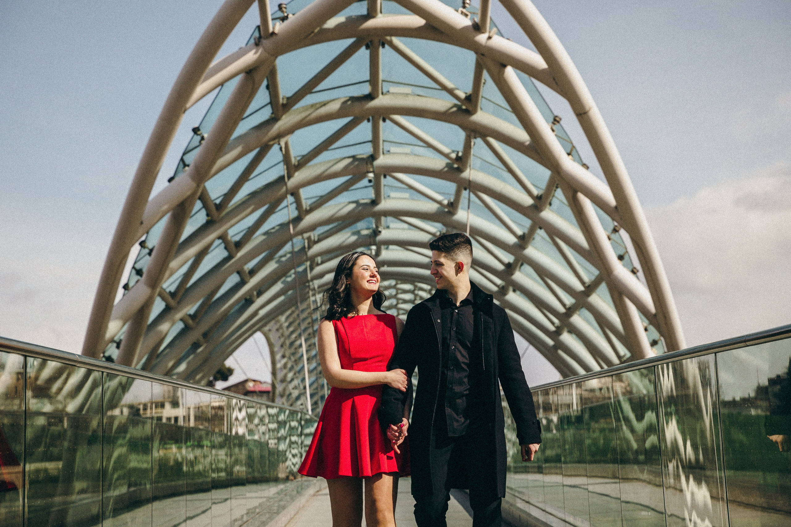 Girl in red. Photographer and travel-blogger Aleksandra Gritsenko