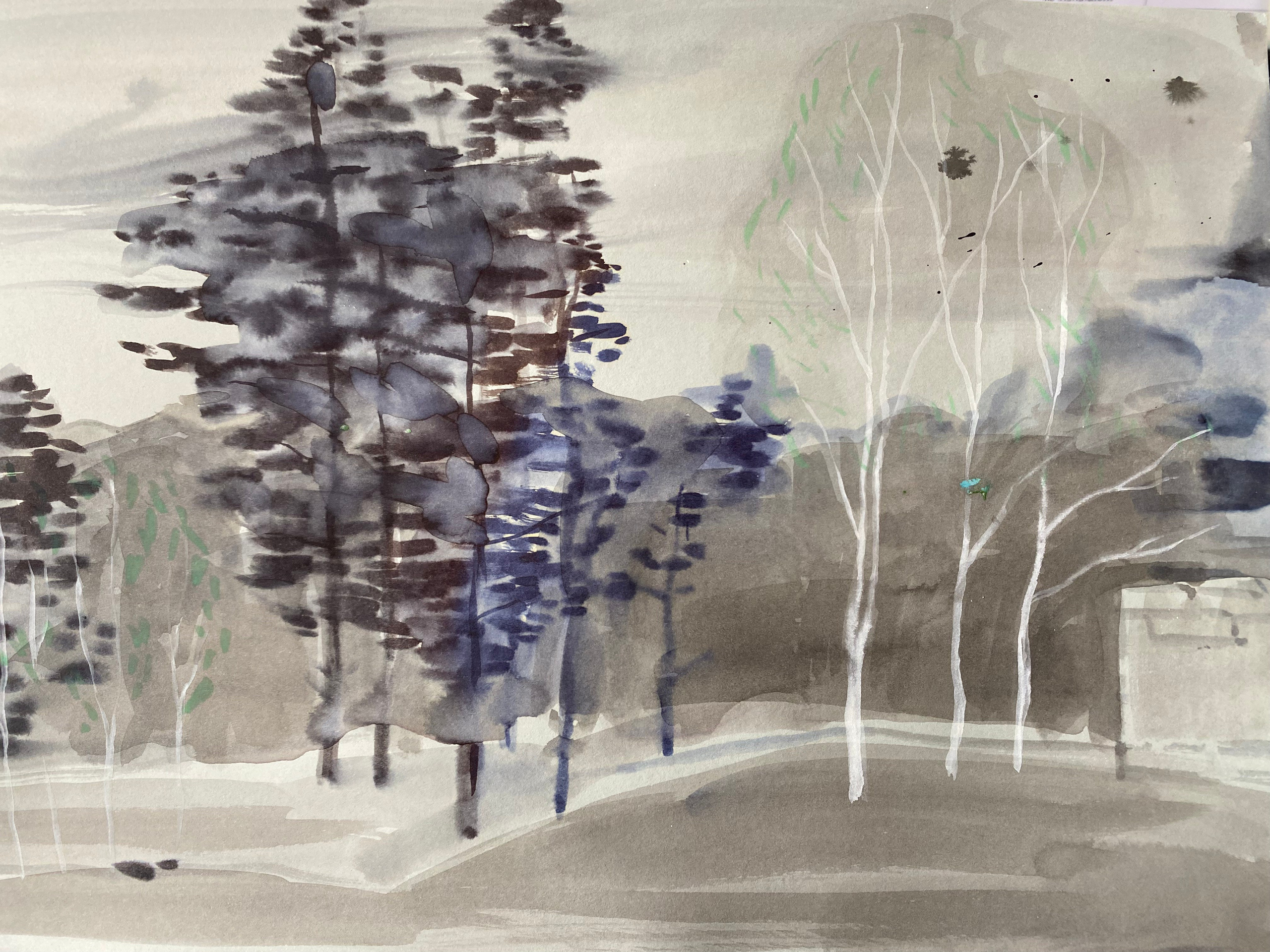 Sketches, Paris. Marina Antonova