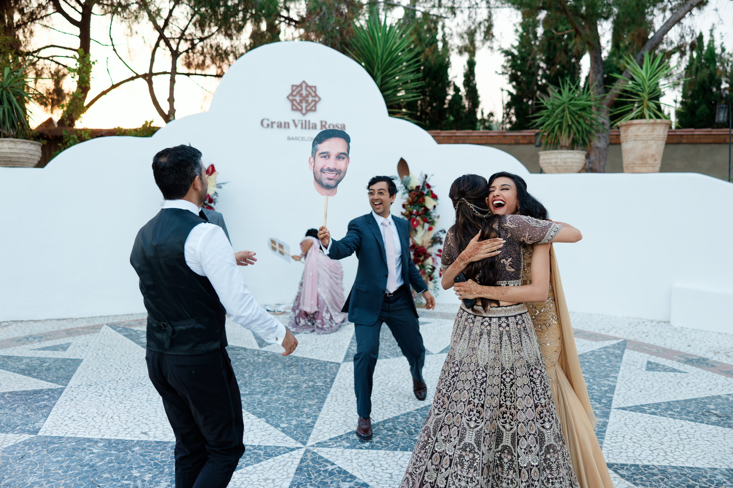 Indian wedding at Gran Villa Rosa, Barcelona