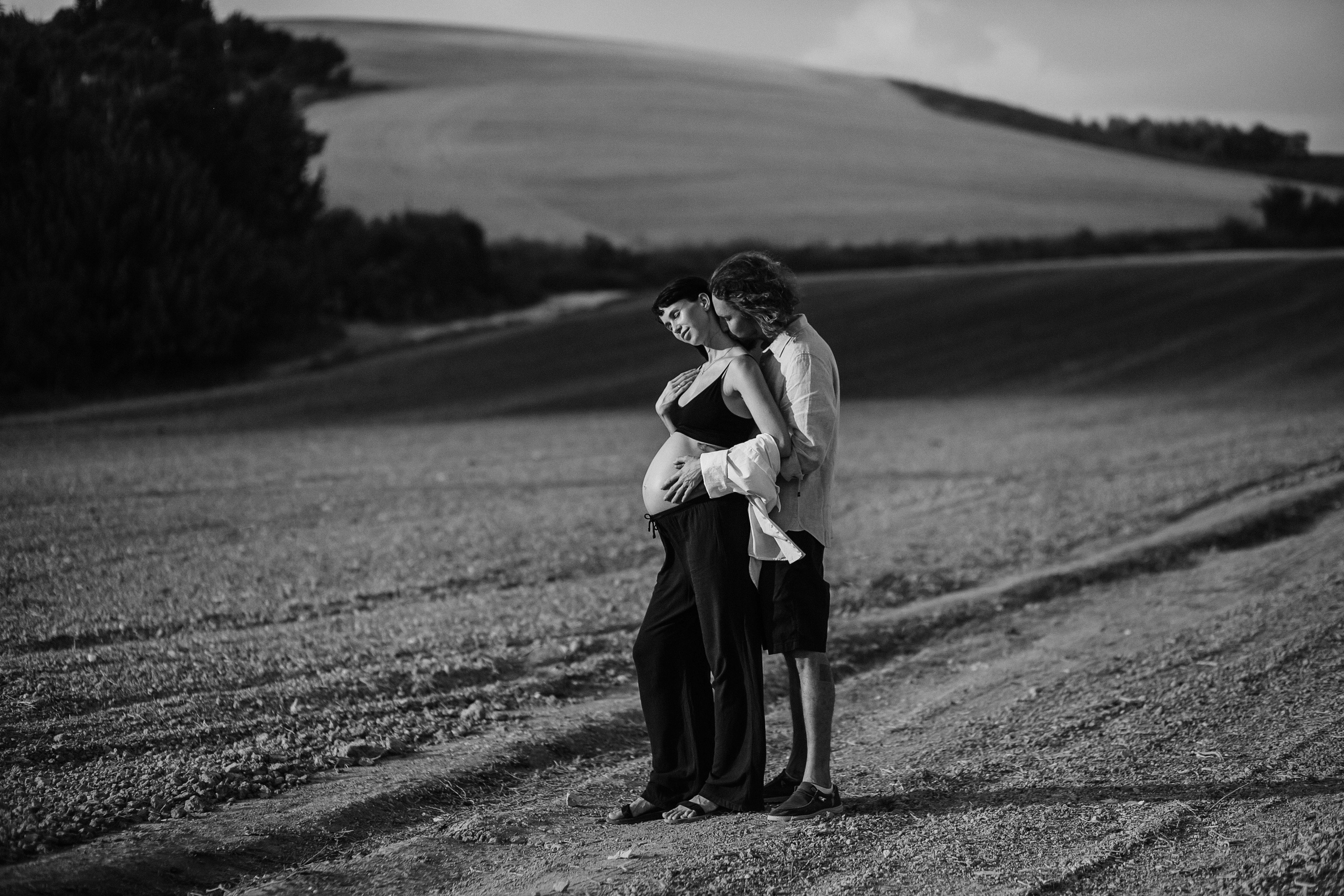 Kiryat Tivon field. Family photographer in Israel