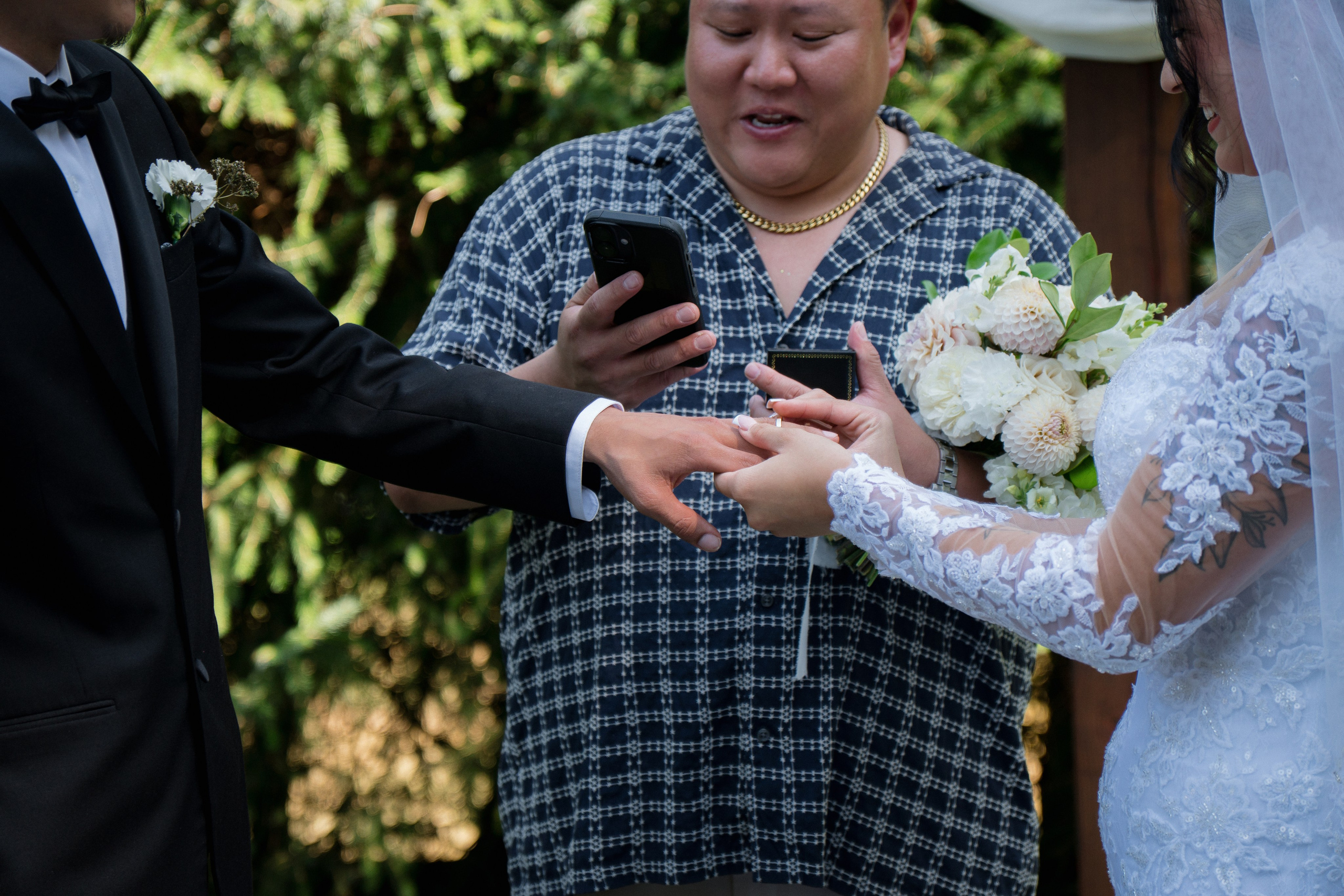 Arianna and Cristopher | Intimate Wedding. Photographer in Washington Sophia D