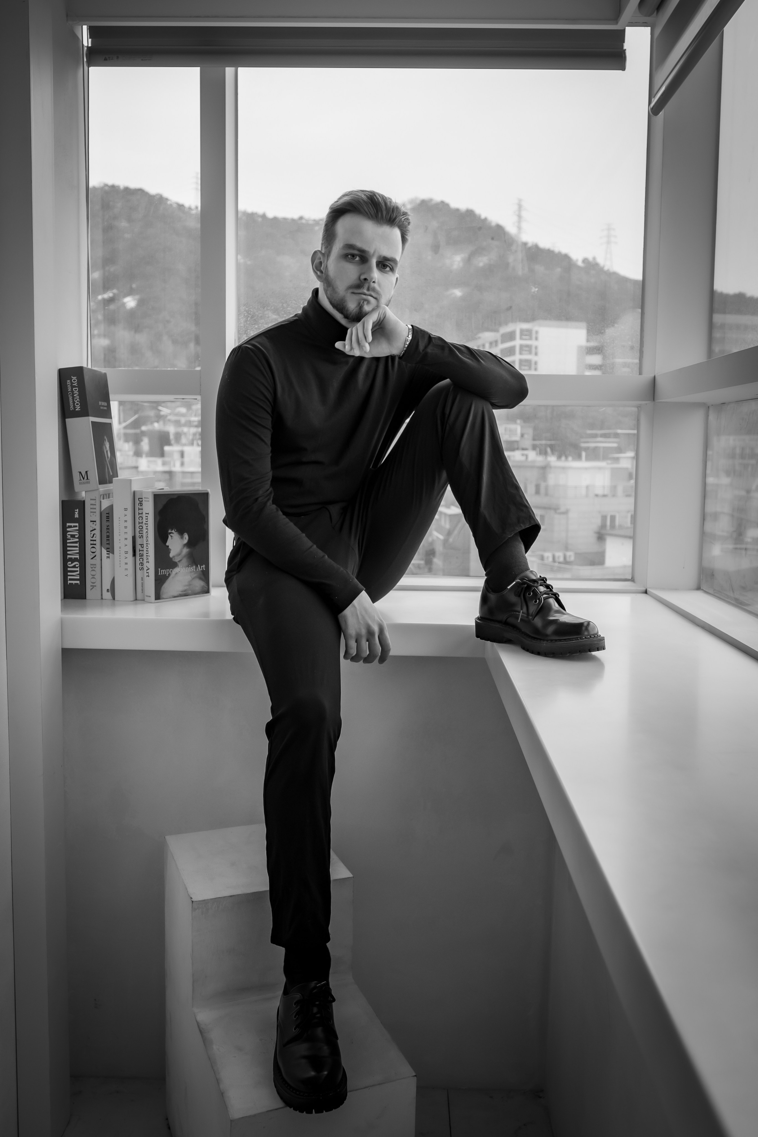 Men studio photography. Photographer in Seoul Dobrokvashina Natalya