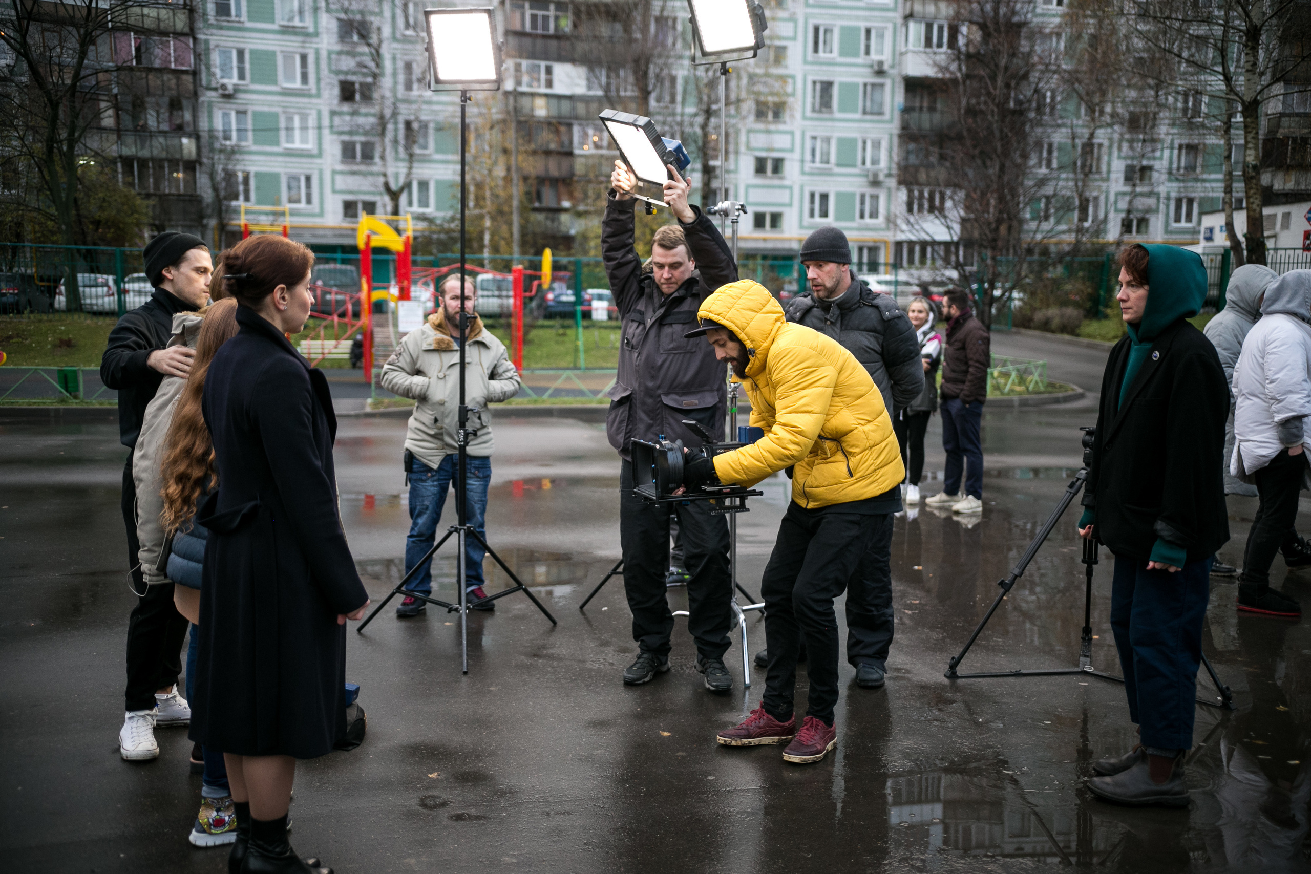 New music video. Backstage. Photographer Vlad Boytsoff