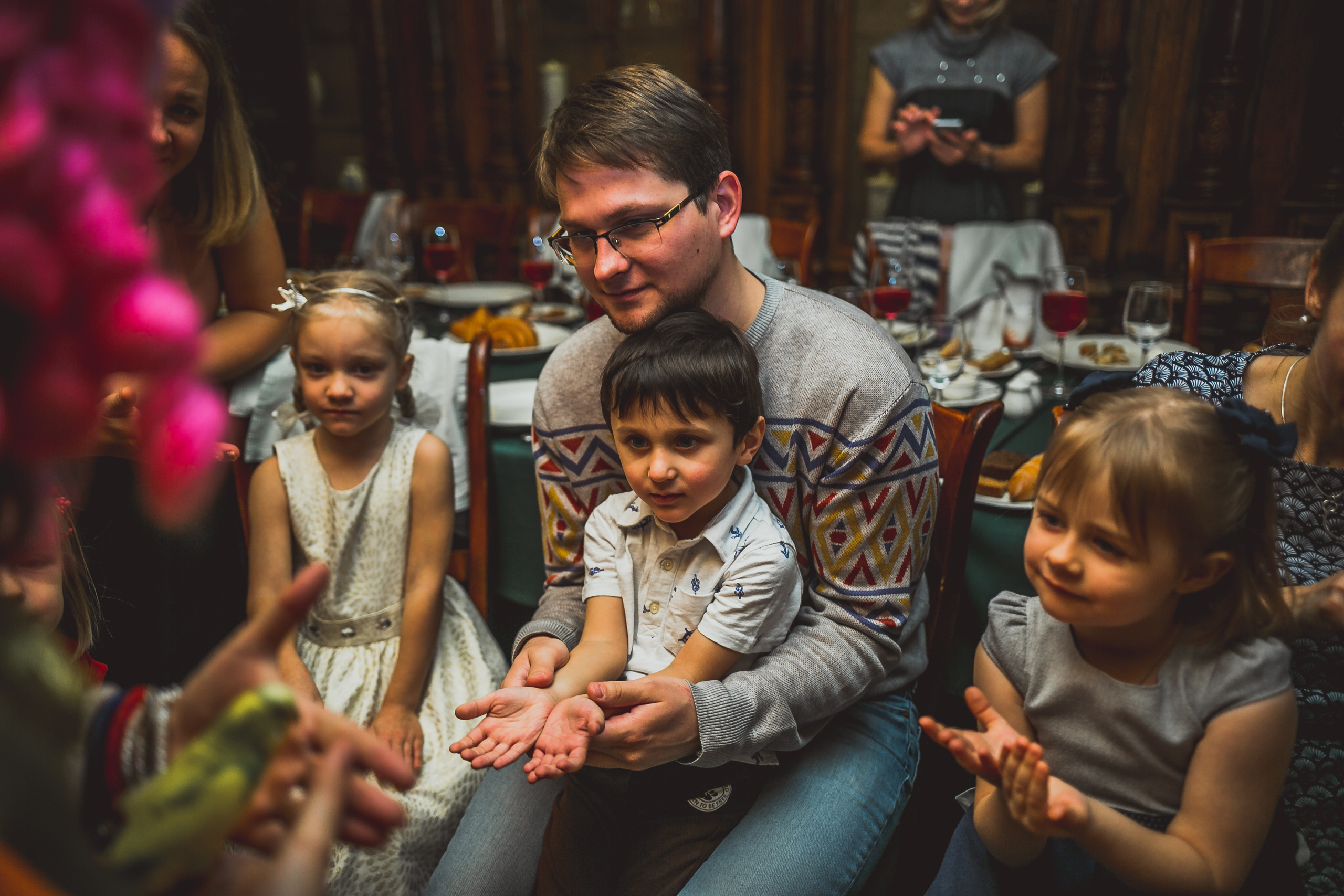 Pushkin Restaurant. Kids birthday. Photographer Vlad Boytsoff