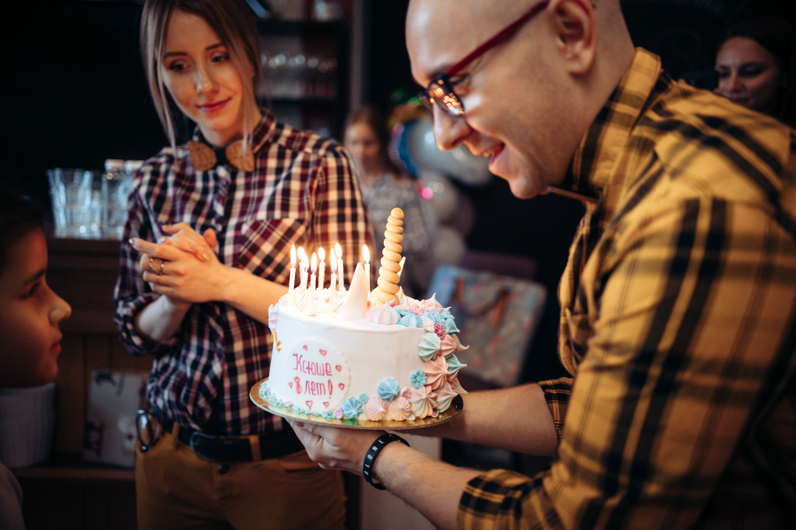 The kitchen studio of Y. Vysotskaya. Kids birthday. Photographer Vlad Boytsoff