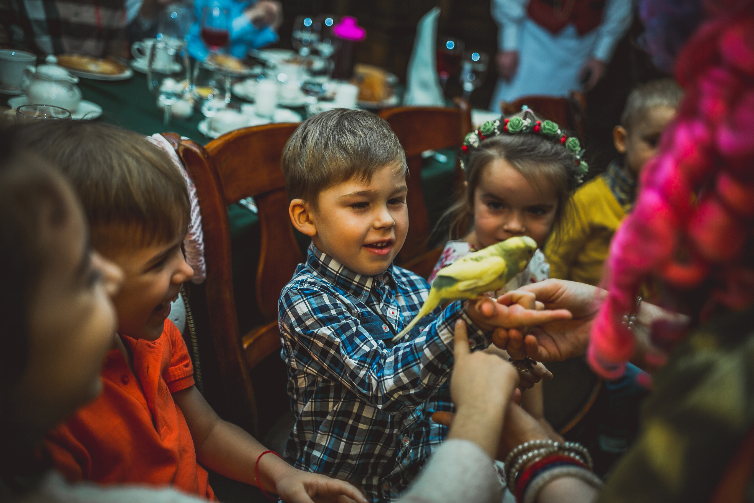 Pushkin Restaurant. Kids birthday. Photographer Vlad Boytsoff