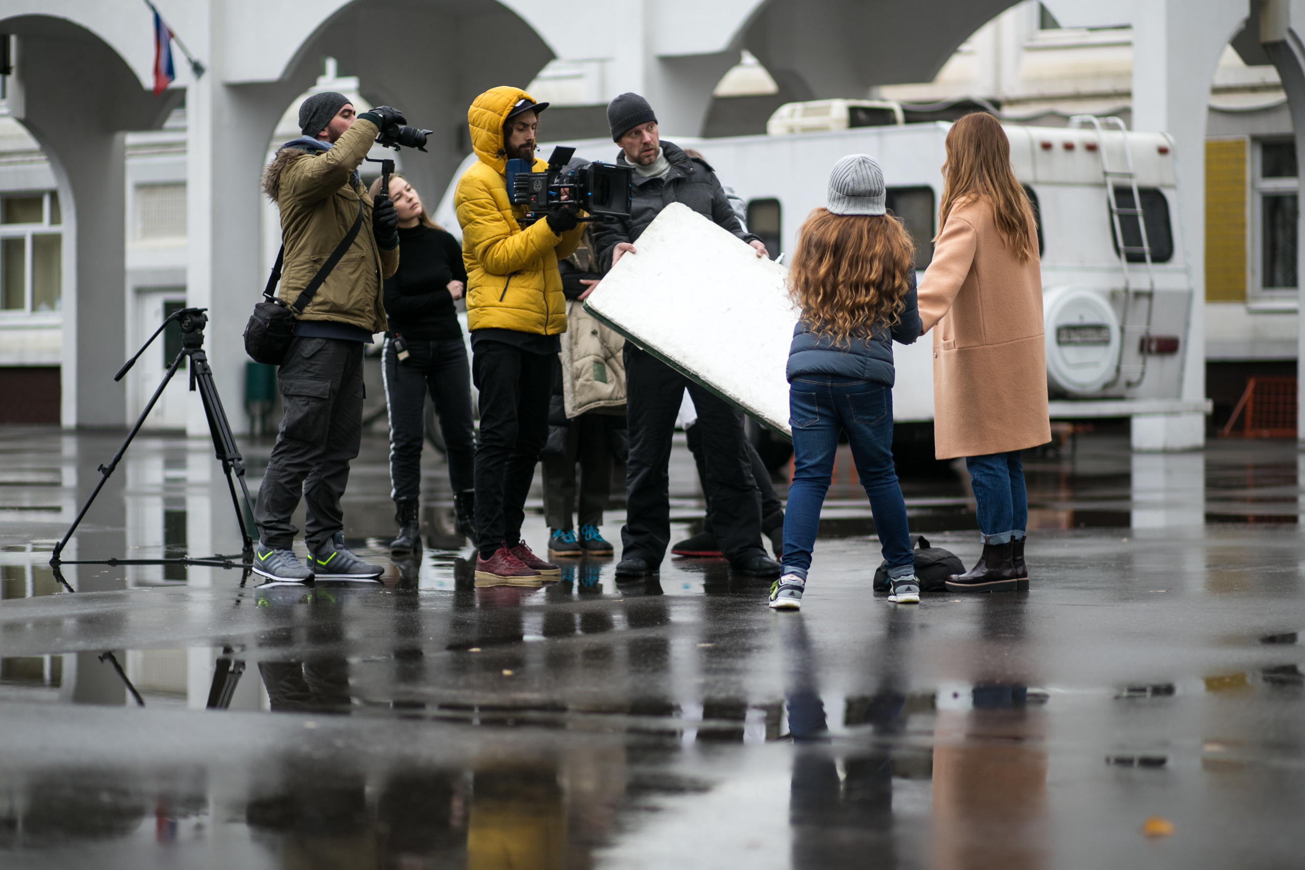 New music video. Backstage. Photographer Vlad Boytsoff
