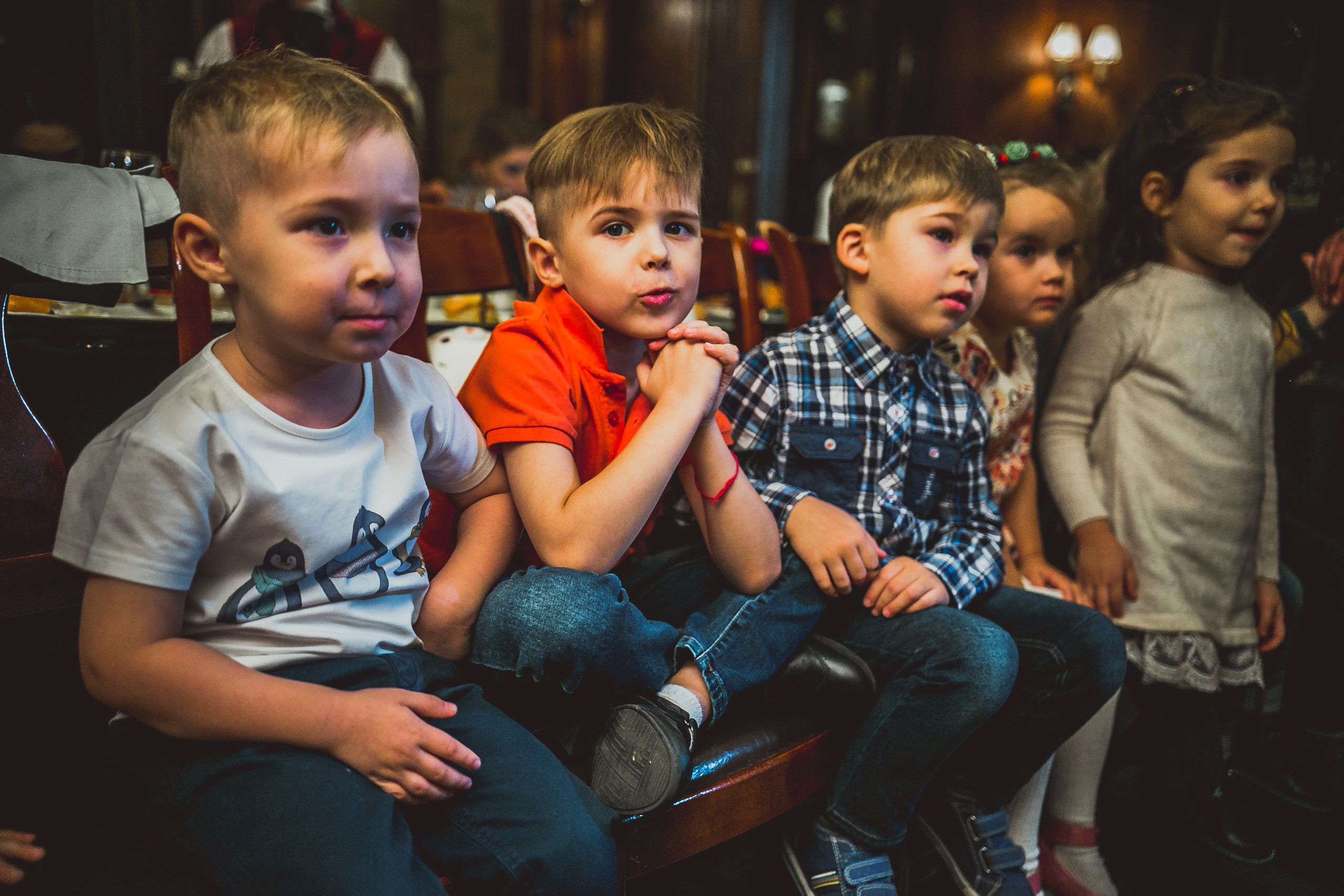 Pushkin Restaurant. Kids birthday. Photographer Vlad Boytsoff