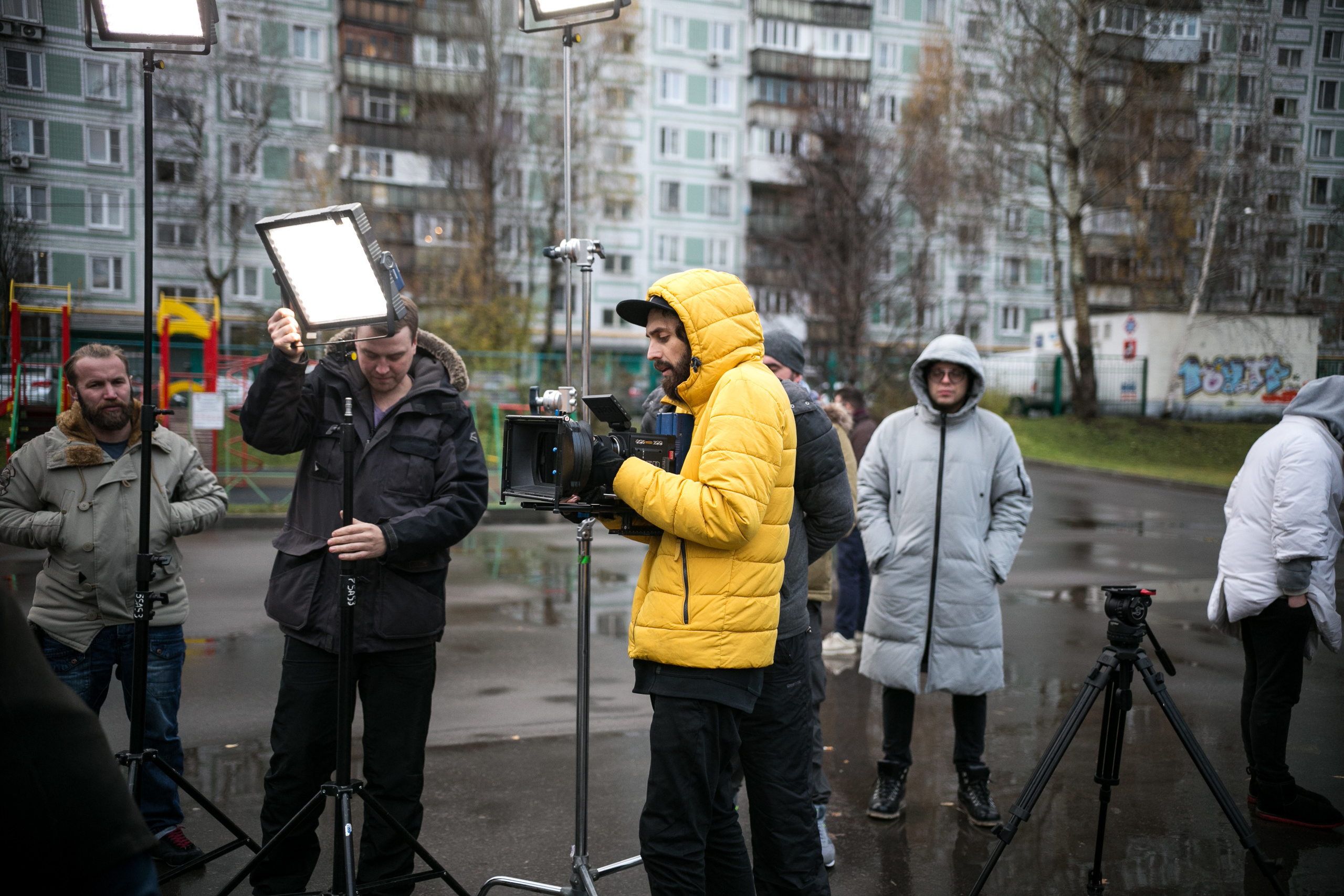 New music video. Backstage. Photographer Vlad Boytsoff
