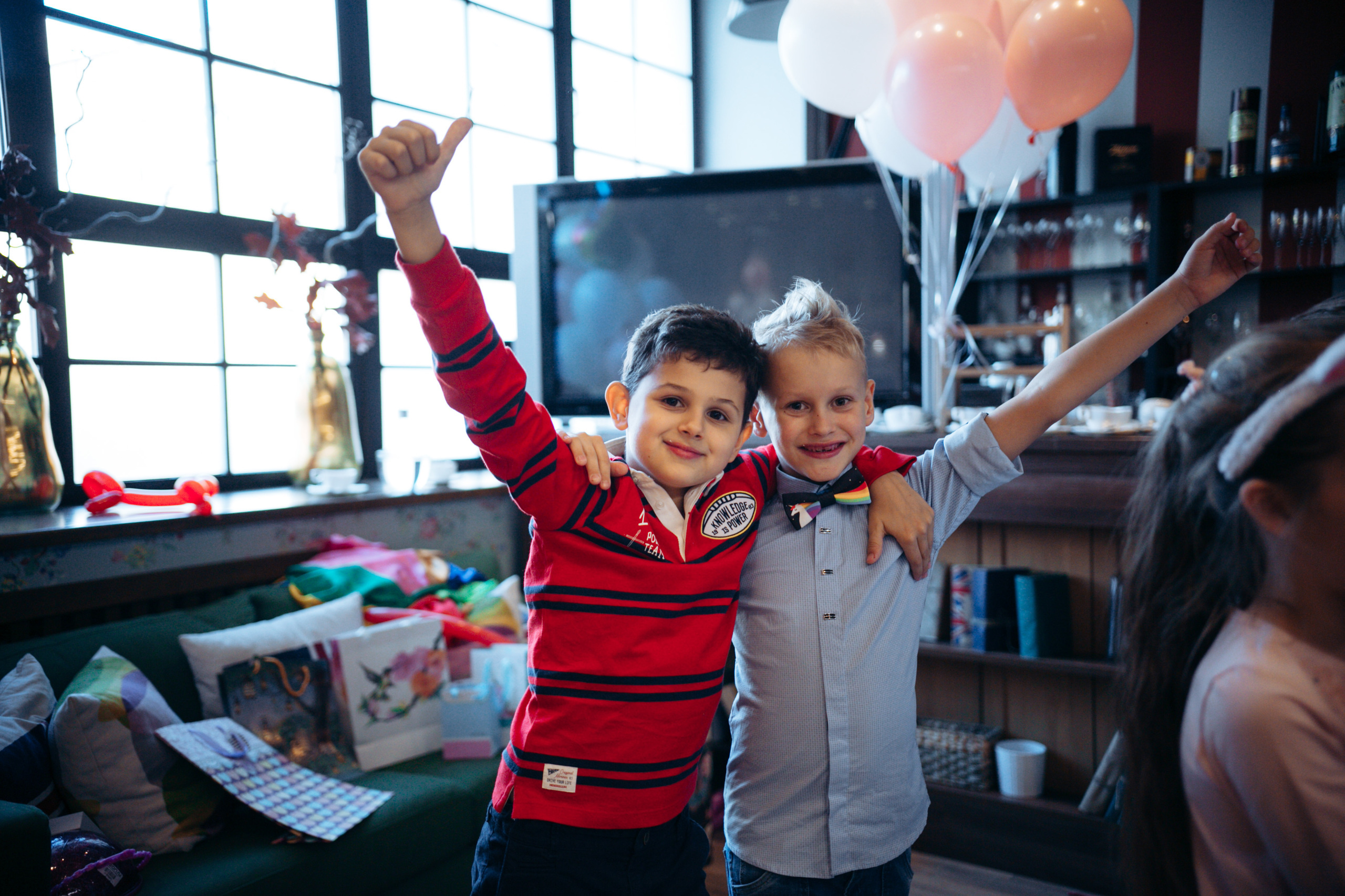The kitchen studio of Y. Vysotskaya. Kids birthday. Photographer Vlad Boytsoff