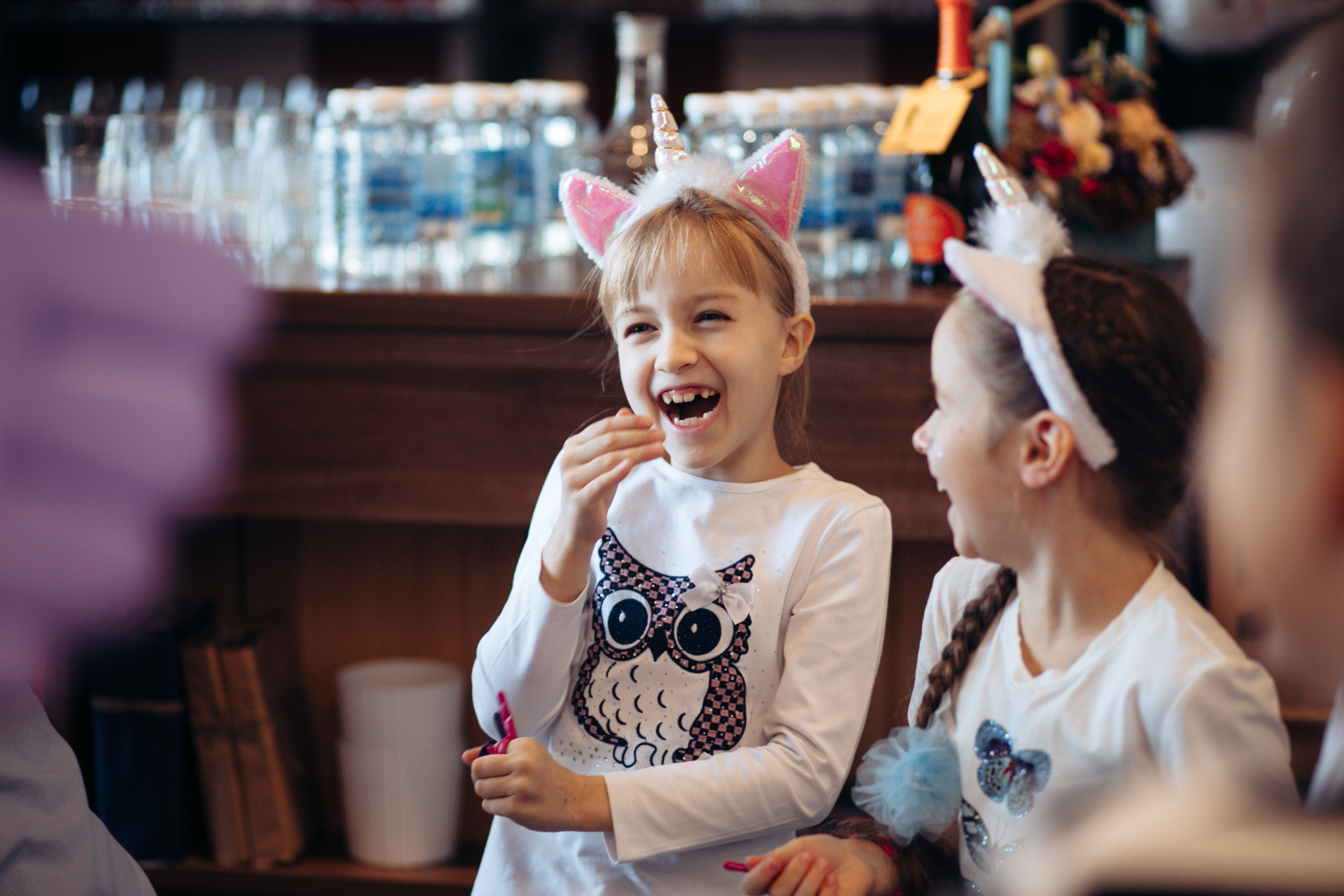 The kitchen studio of Y. Vysotskaya. Kids birthday. Photographer Vlad Boytsoff
