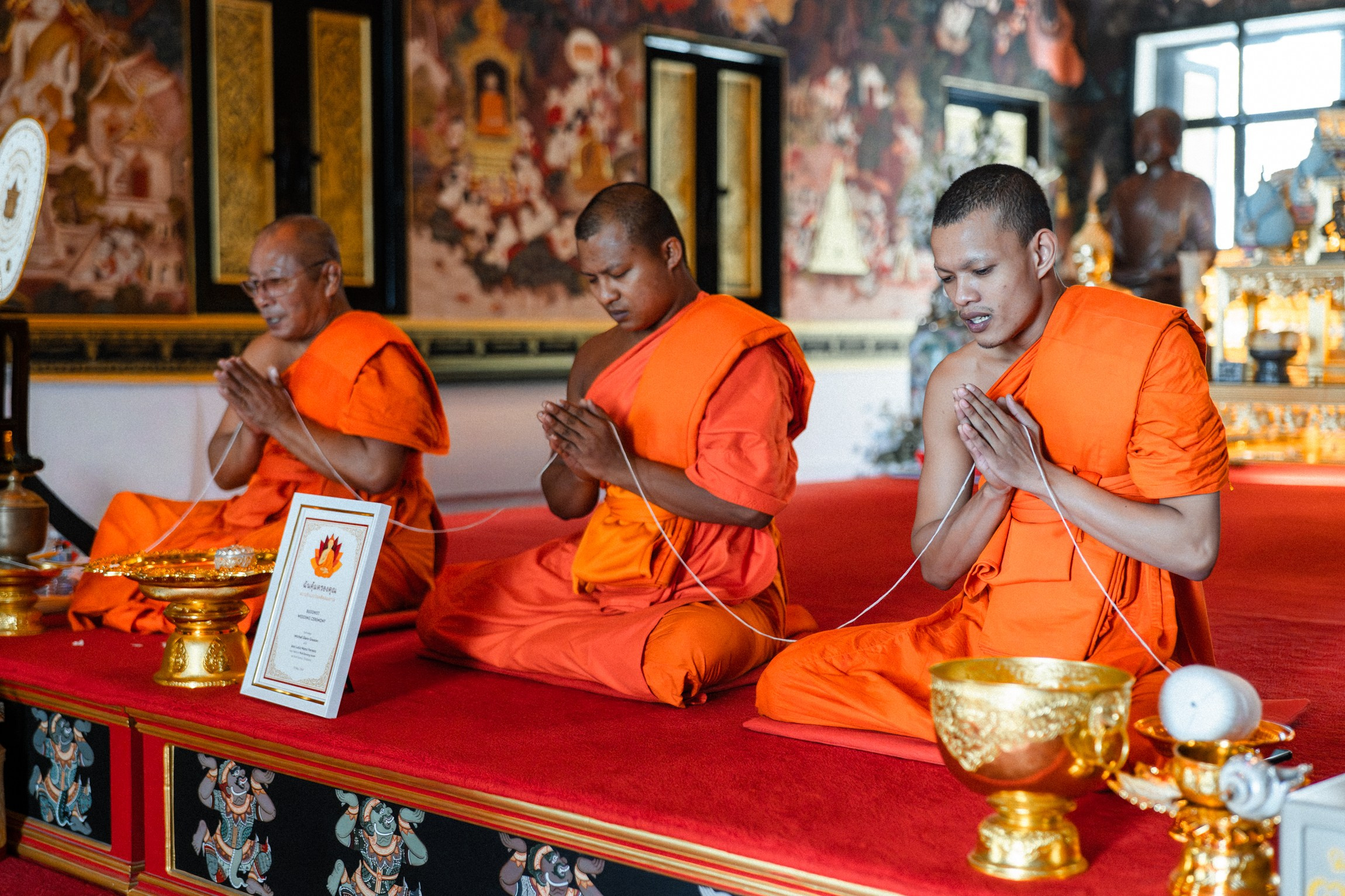 Buddhist Wedding Ceremony in Koh Samui | Traditional Thai Blessing