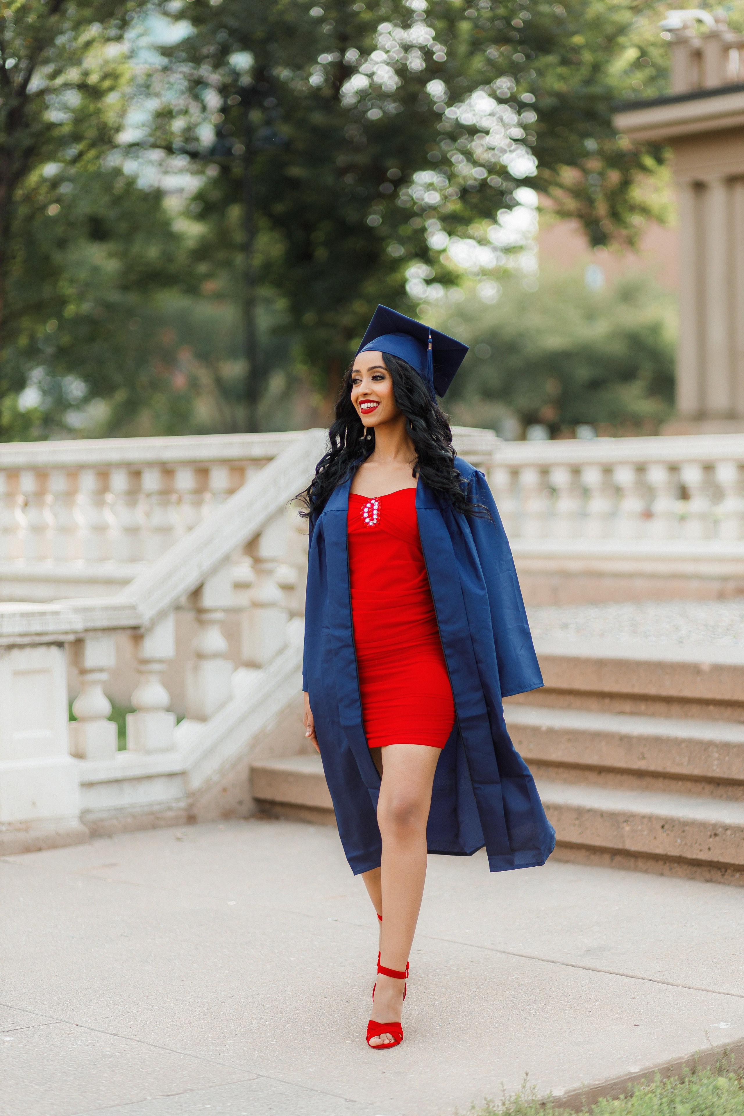 Graduation photos. Home