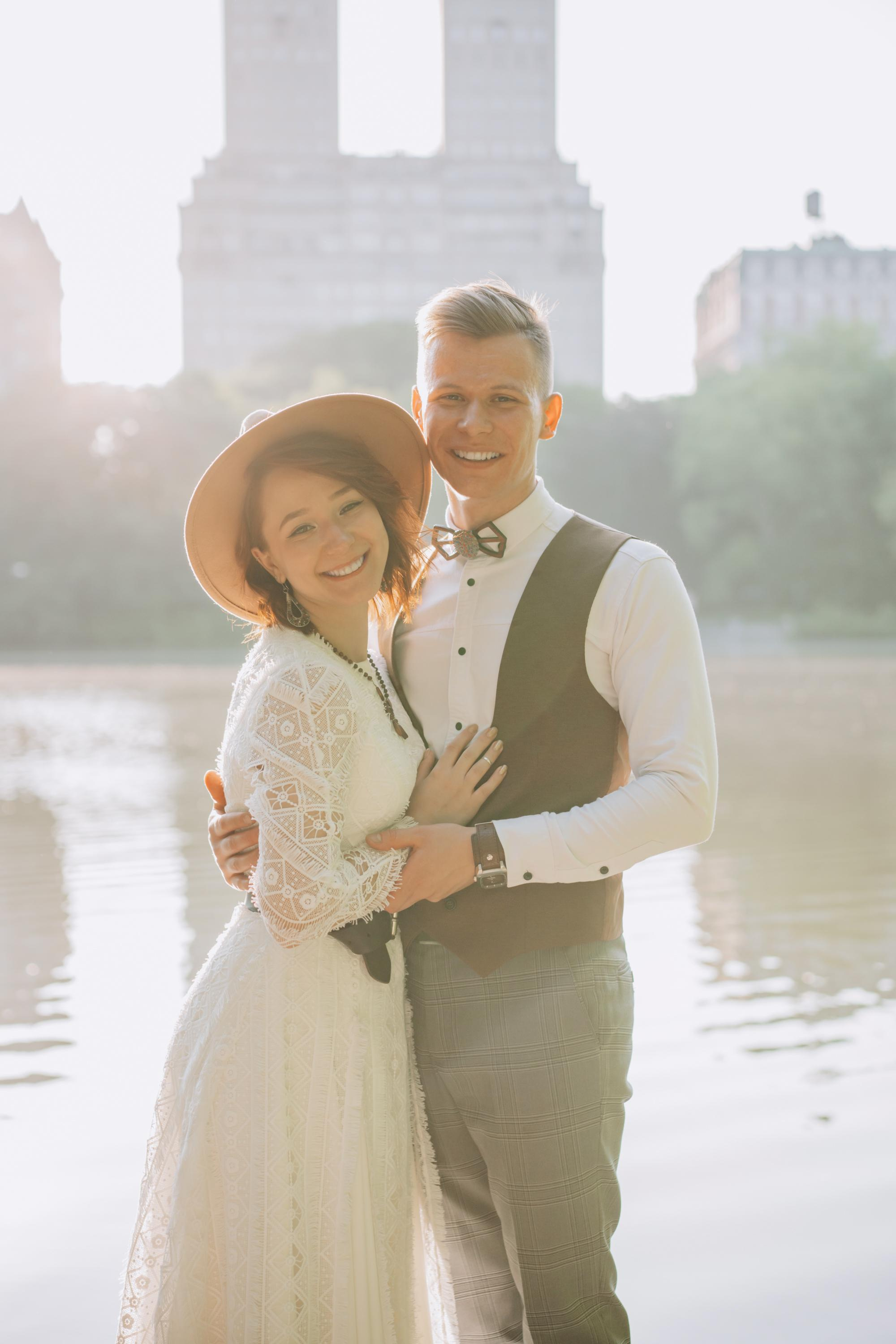 Wedding tenderness. Portrait and wedding photographer in New York