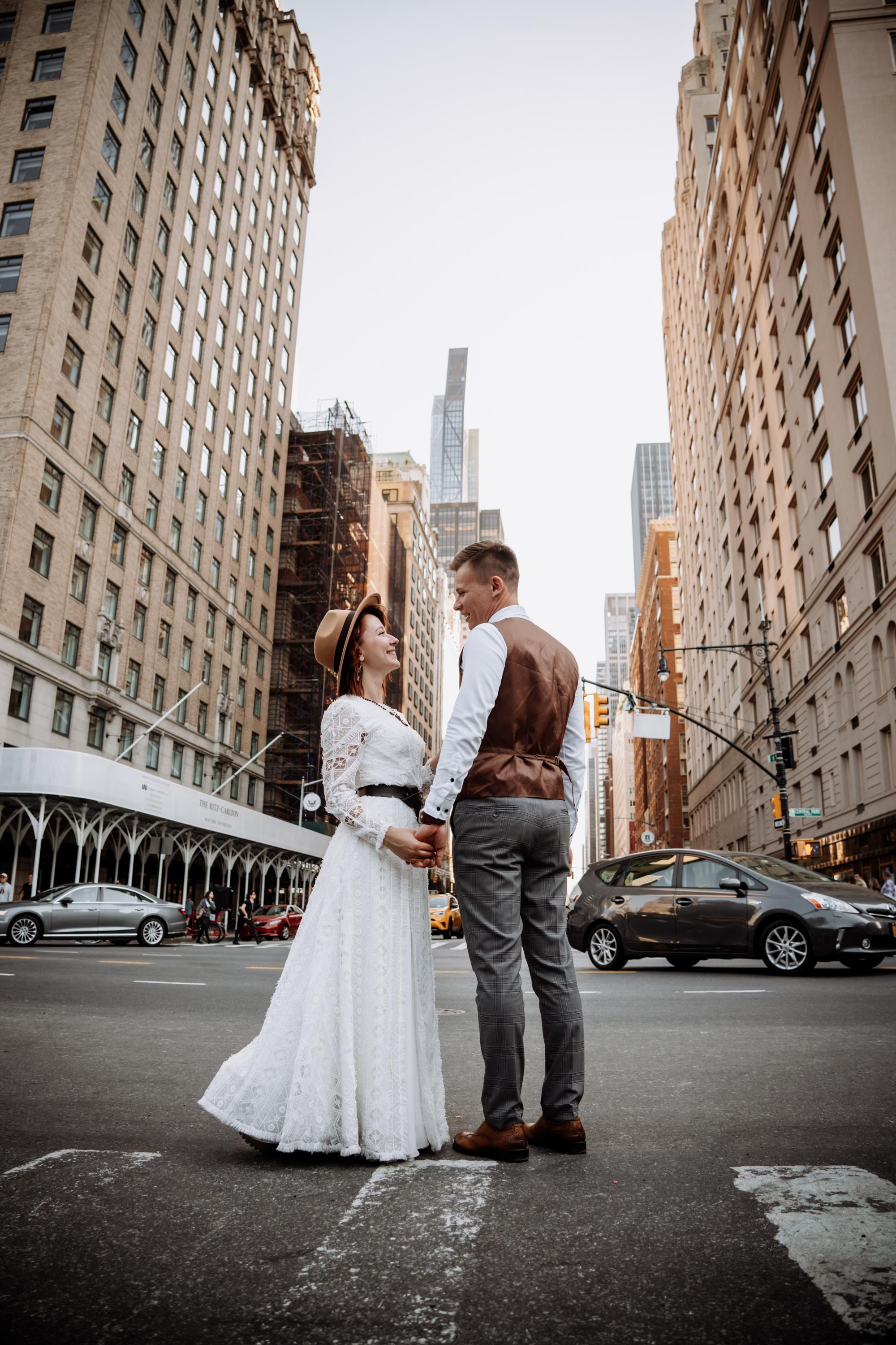 Wedding tenderness. Portrait and wedding photographer in New York