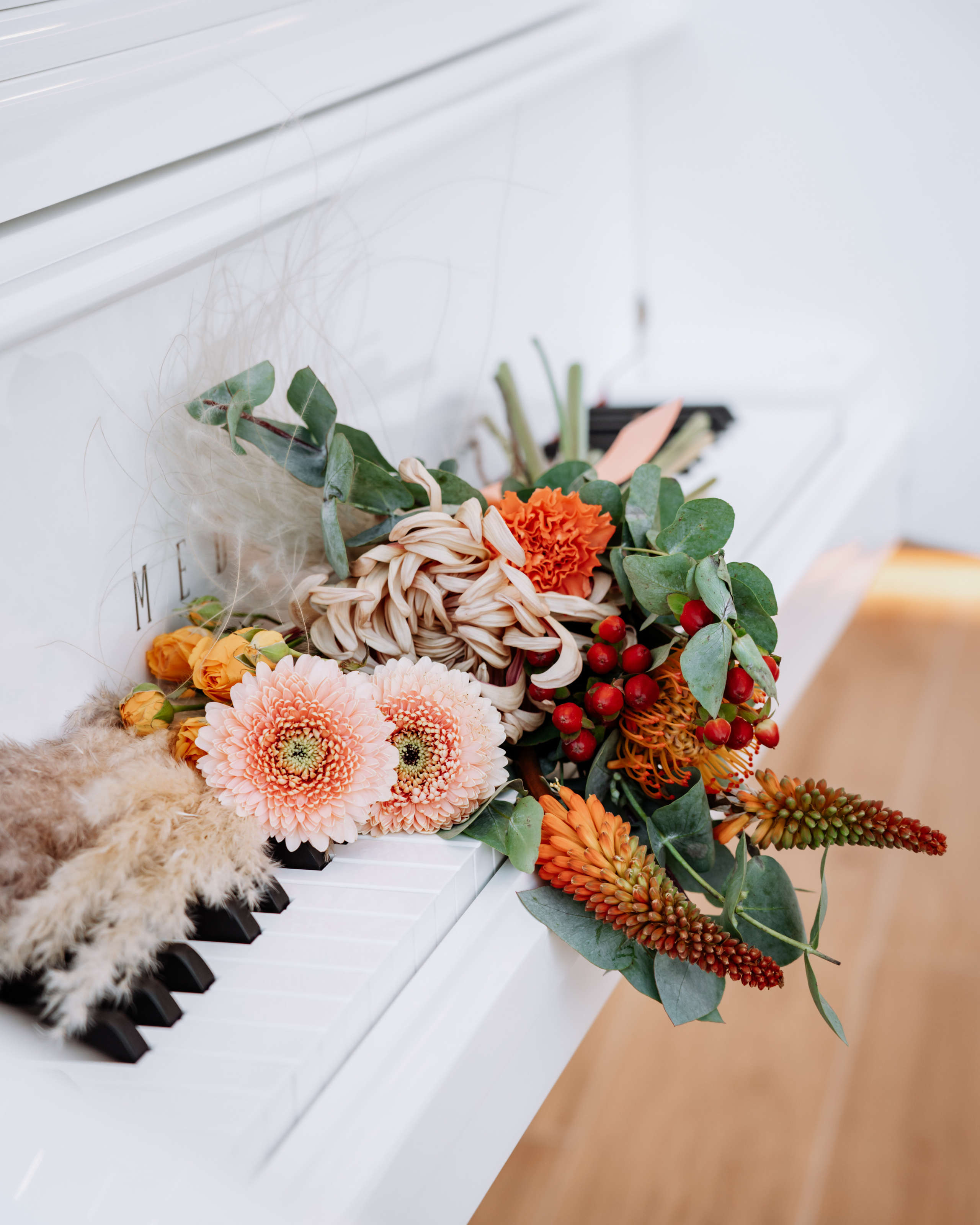 Photography for a flower boutique. Portrait and wedding photographer in New York