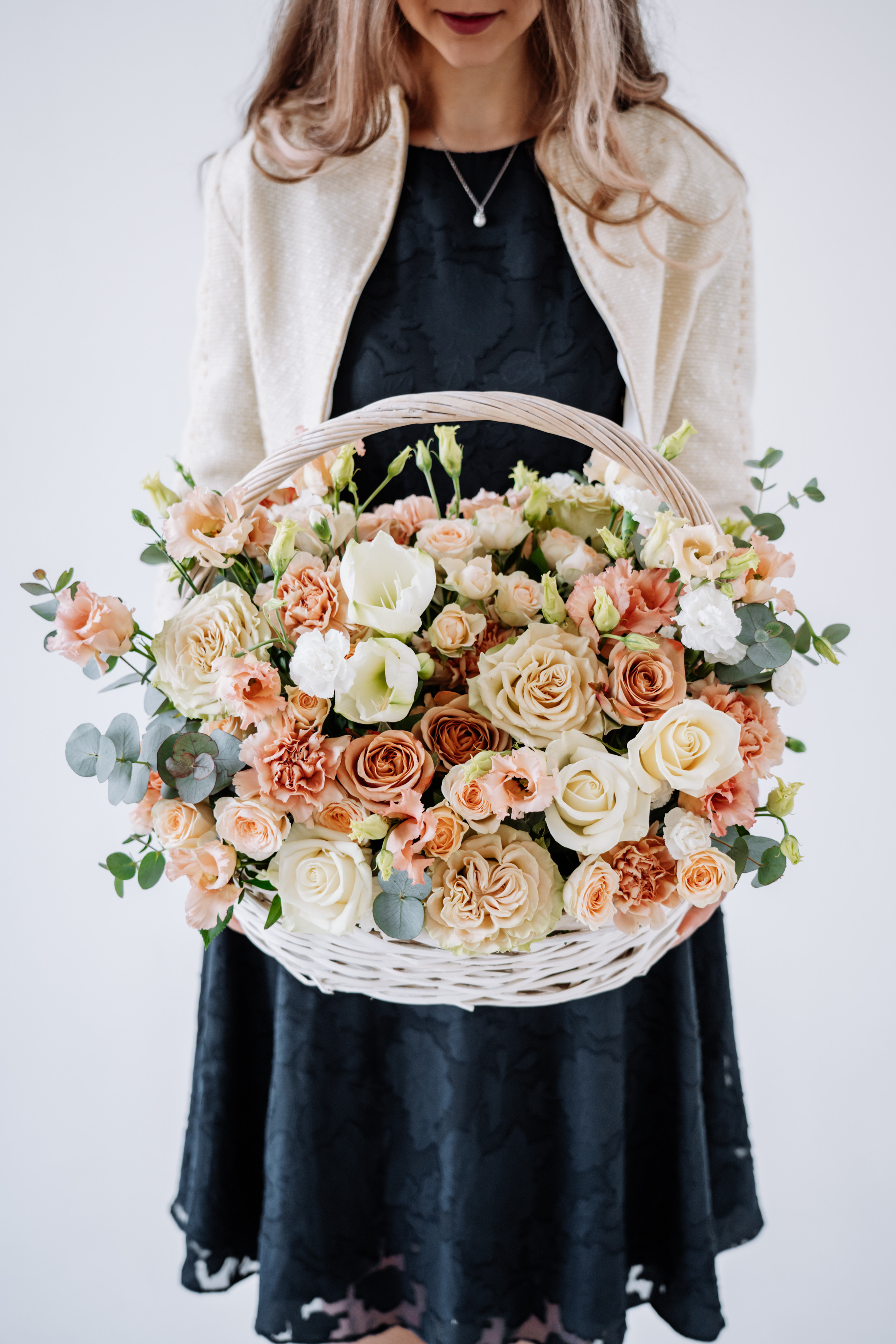 Studio shooting for flower site. Portrait and wedding photographer in New York