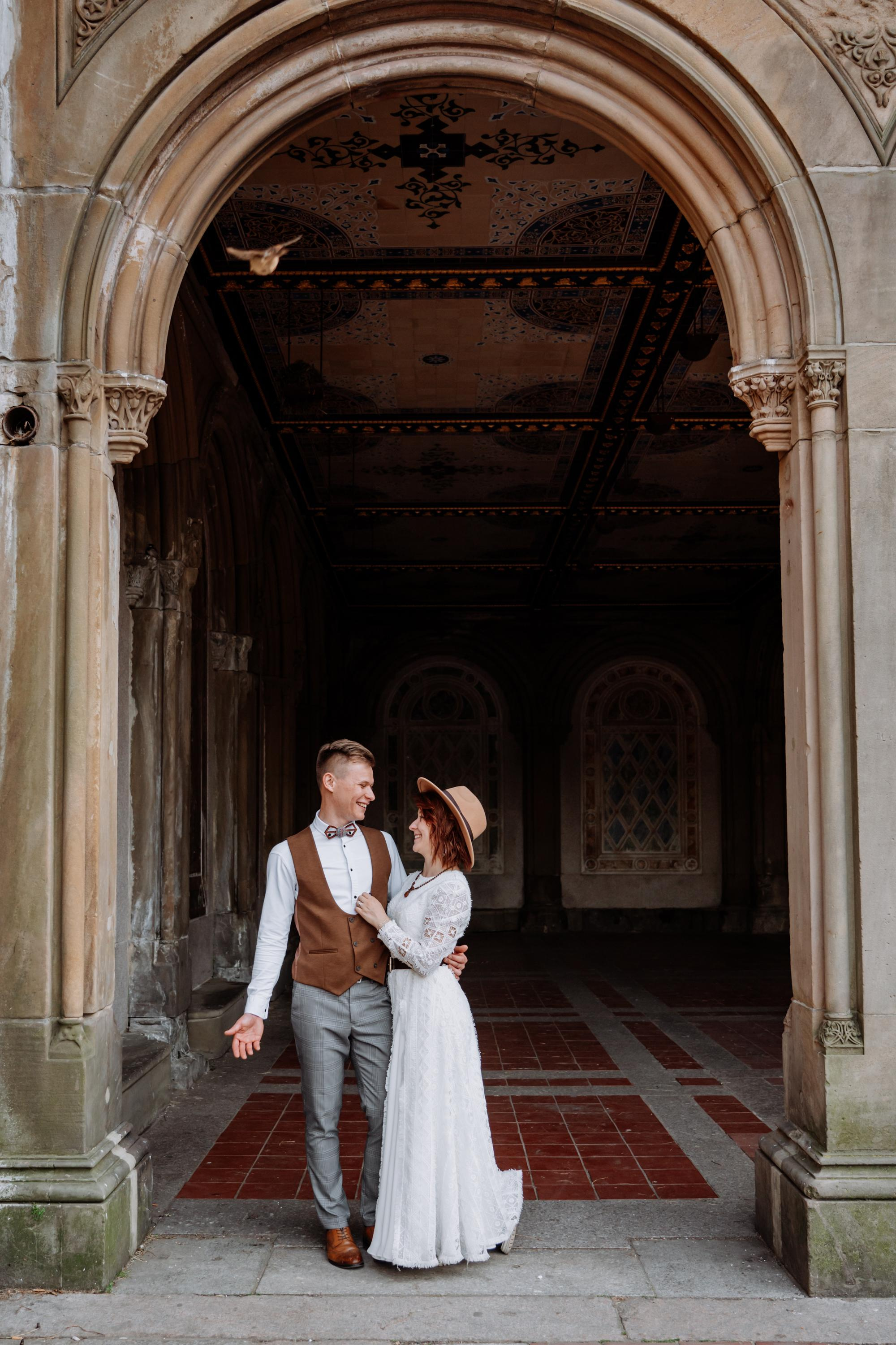 Wedding tenderness. Portrait and wedding photographer in New York