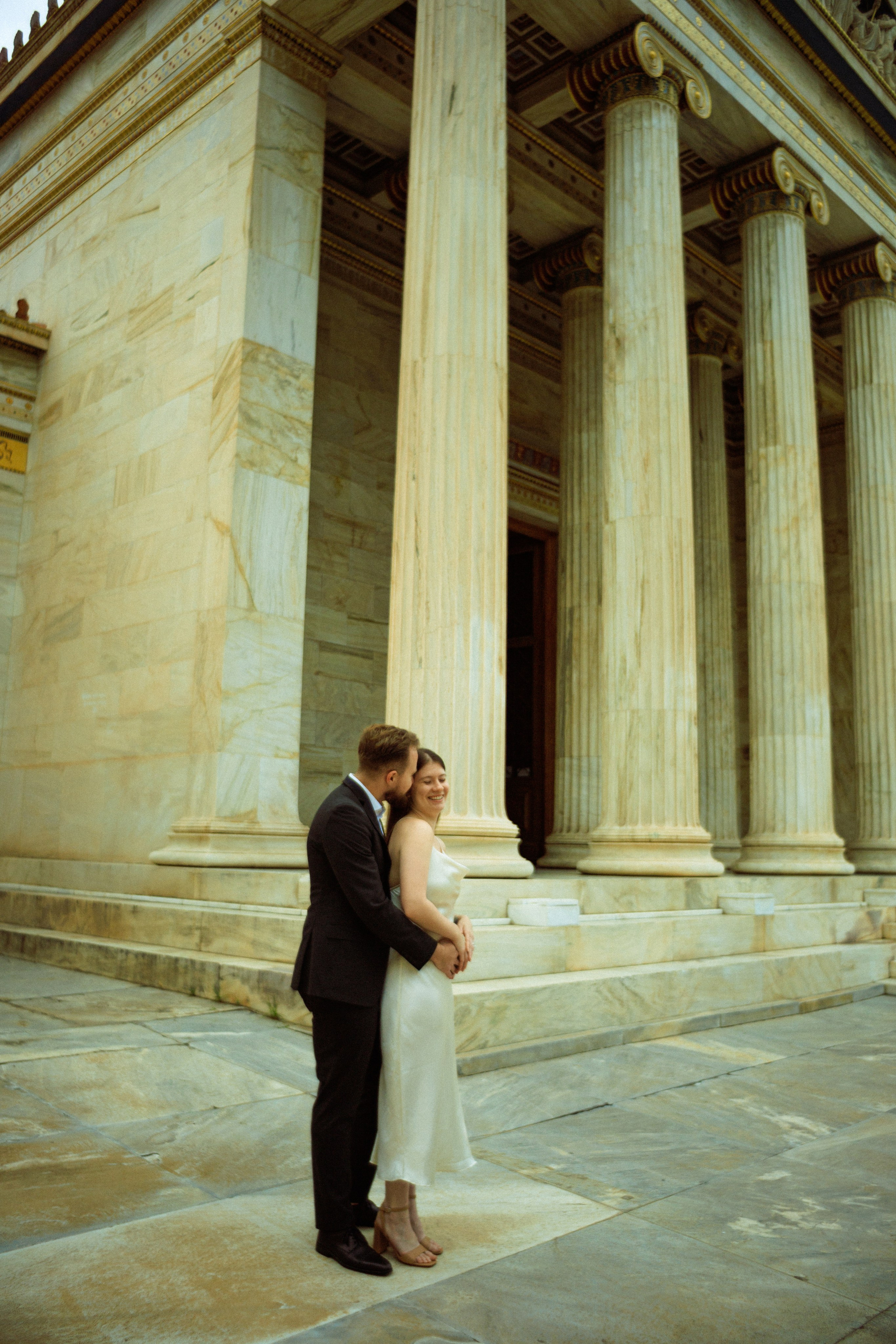Ariel and John’s vows in center of Athens. Photographer in Greece Kristina
