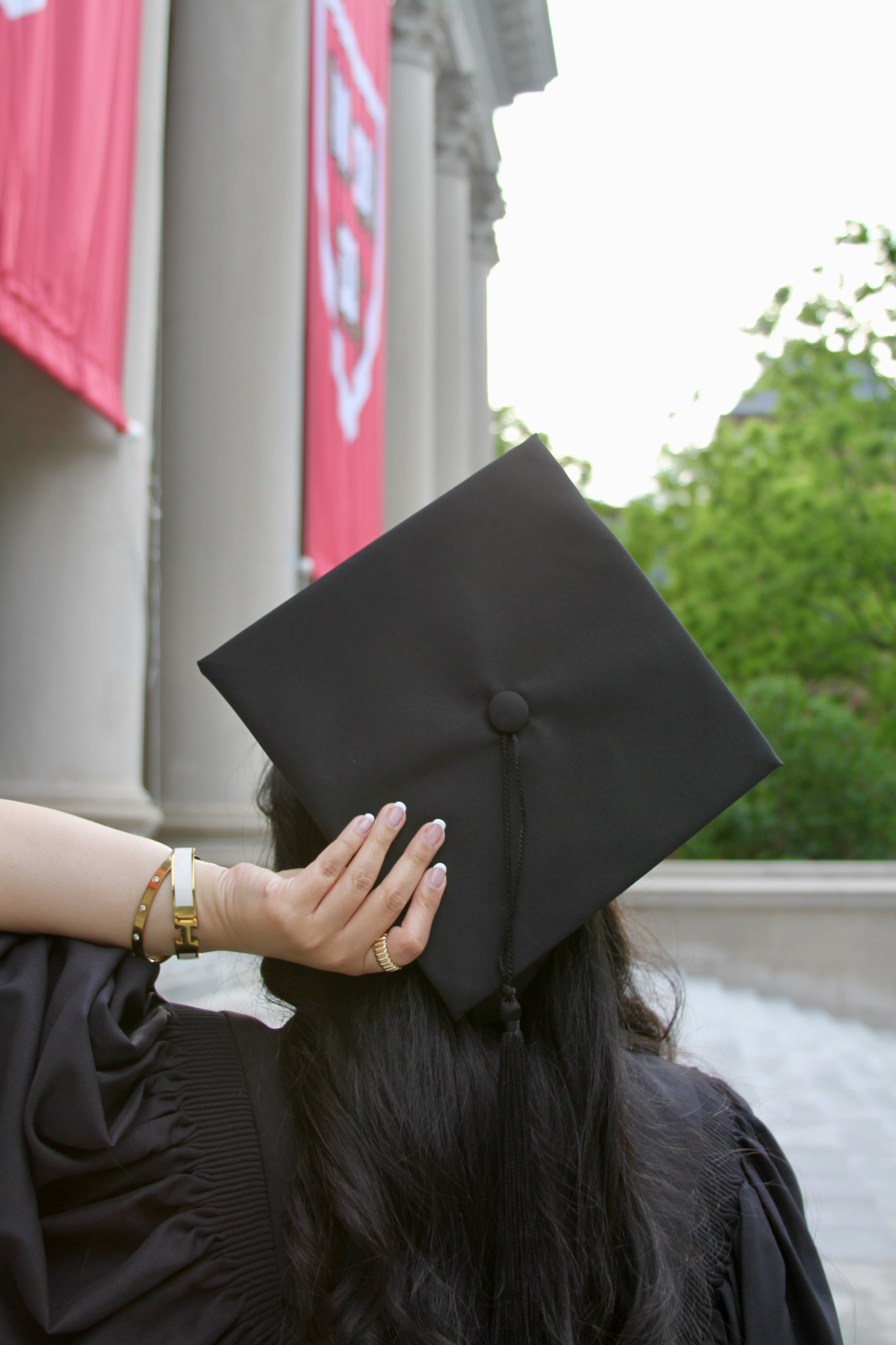 Masters graduation with Sadaf (part of group shoot). Kelly Sang, graduation and portrait photographer in Boston