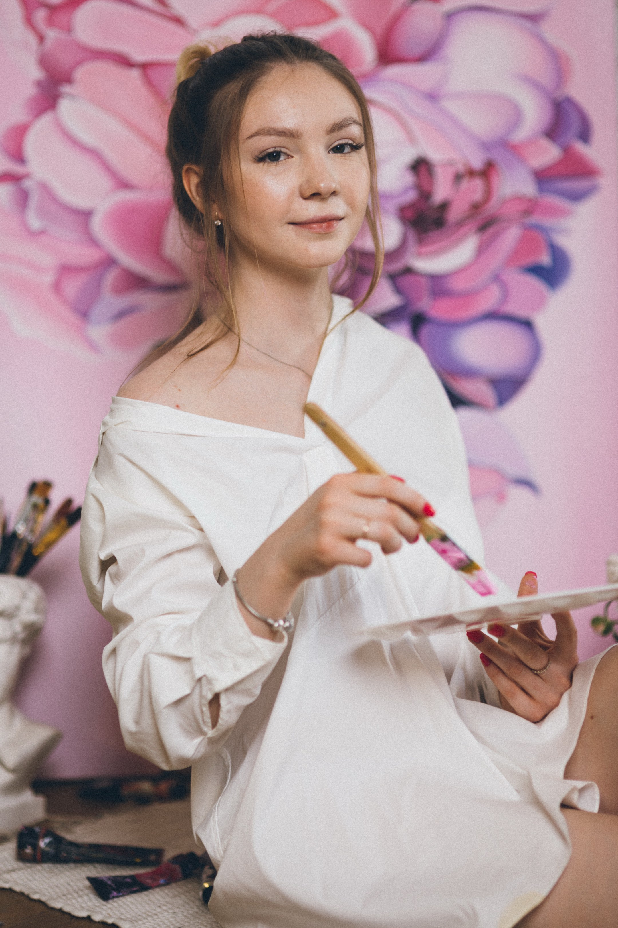 Алеся-фотосессия для художника. Фотограф Анна Кучерявая | Свадьбы и мероприятия в Дубае