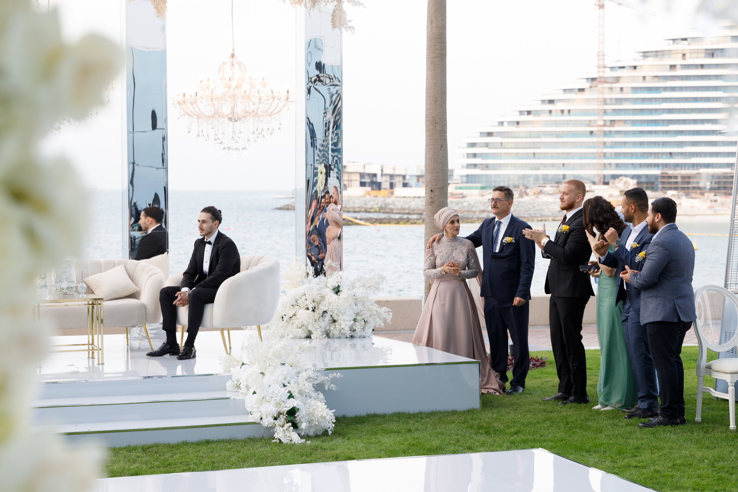22/12/2023 Burj Al Arab wedding. Photographer Anna Curly | Weddings and Events in Dubai
