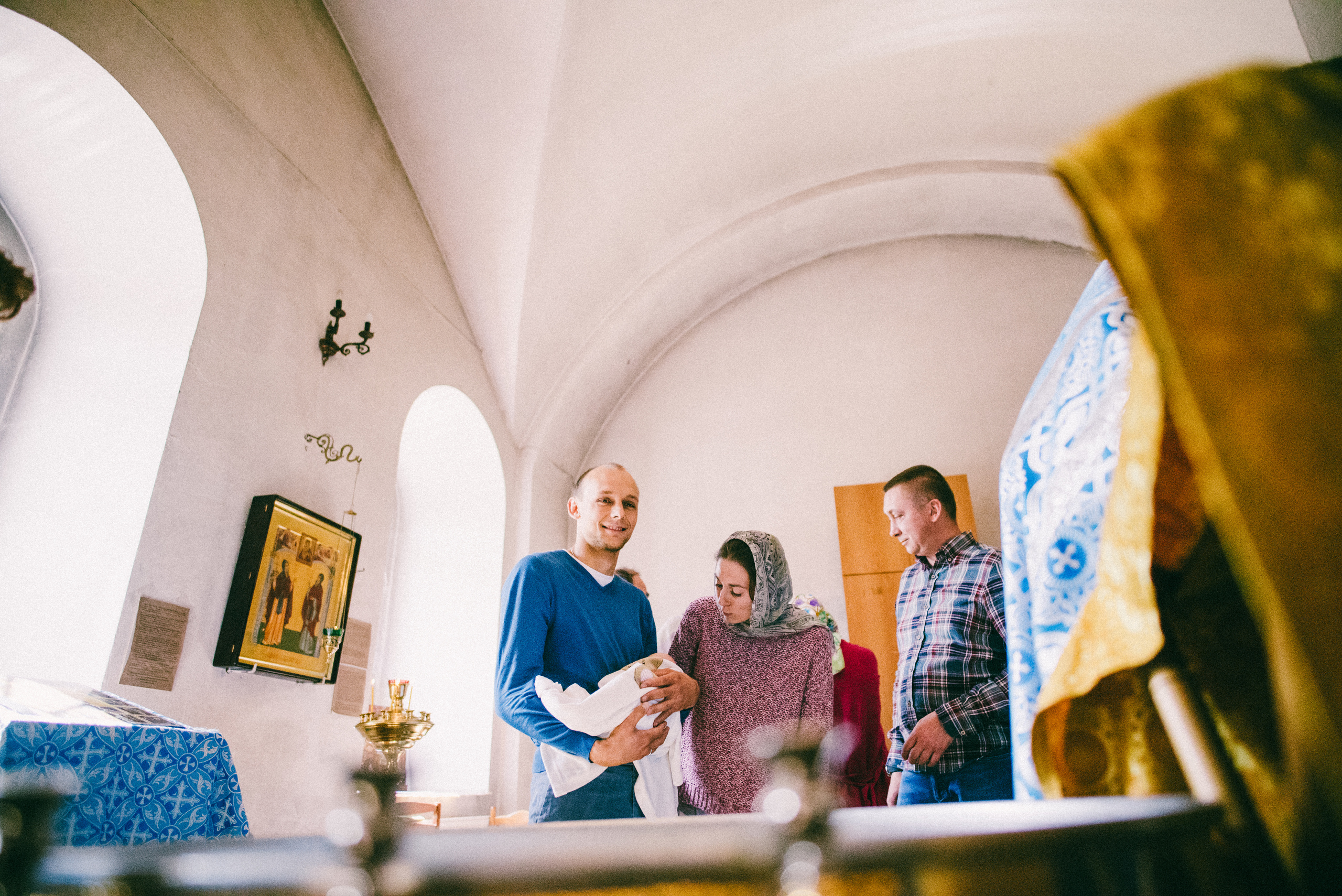 Как мы Ясю c Максимом крестили. Ksenia Marchand/ Lifestyle фотограф в Париже