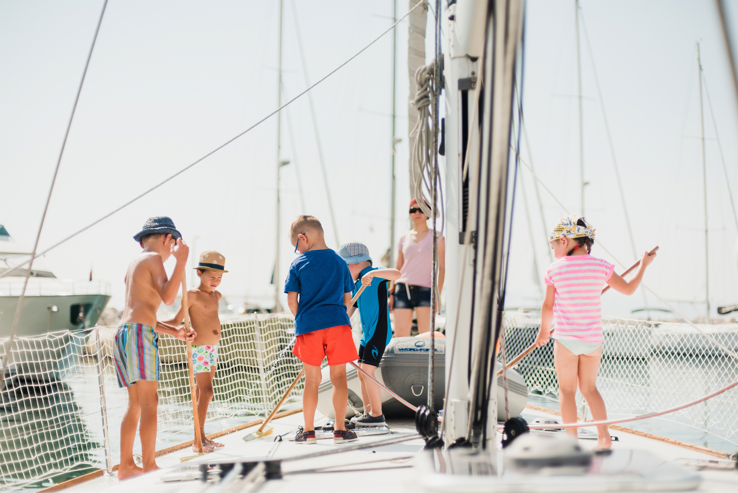 Детская регата в Хорватии. Ksenia Marchand/ Lifestyle фотограф в Париже