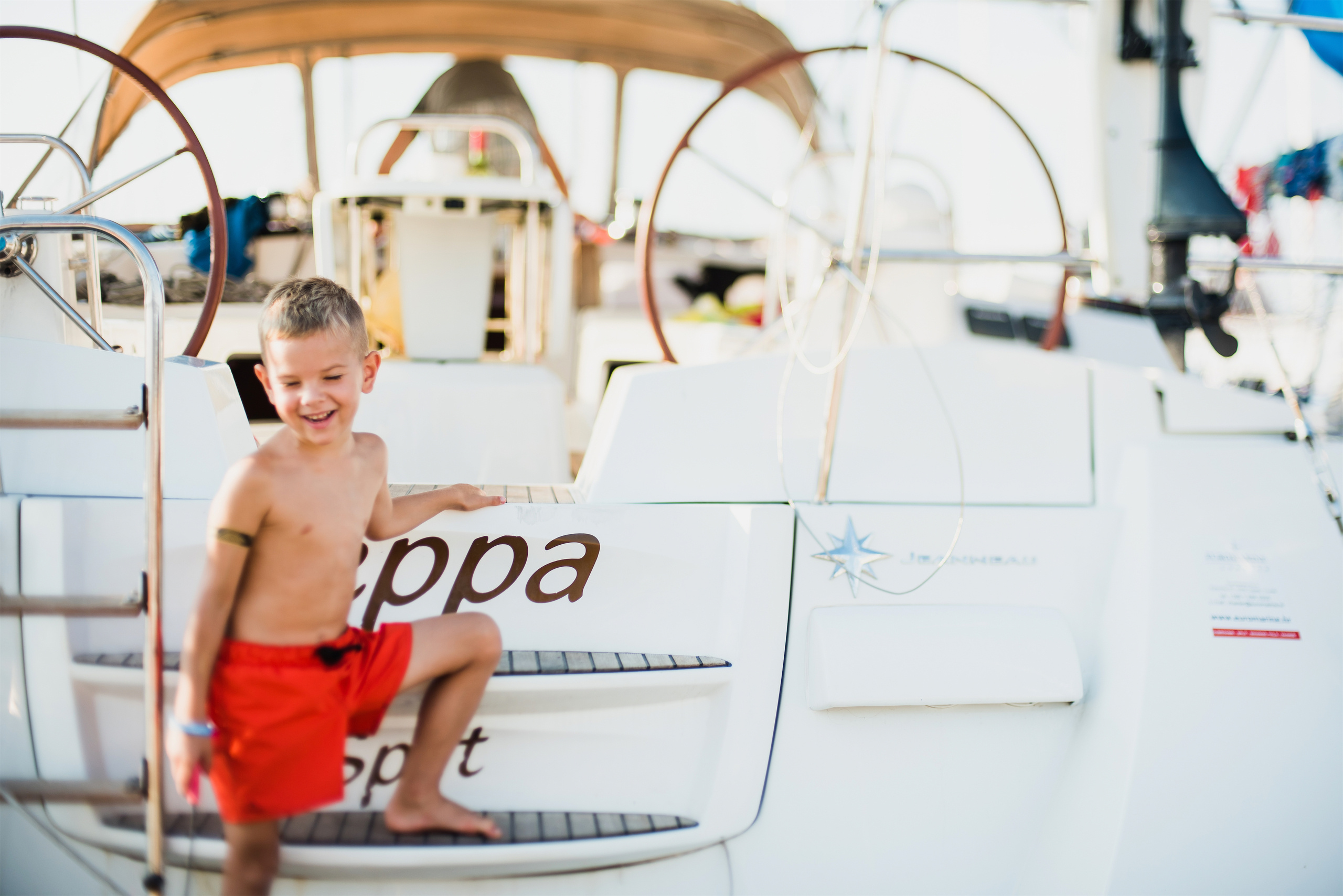 Детская регата в Хорватии. Ksenia Marchand/ Lifestyle фотограф в Париже