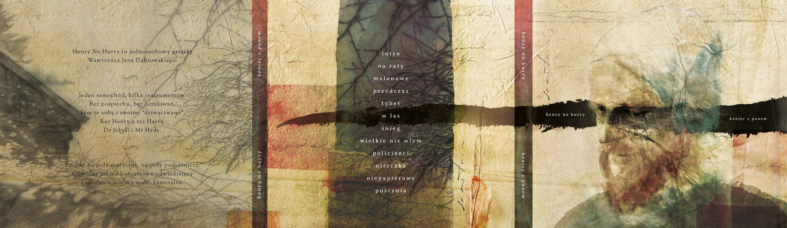 Design and illustration for music album by Henry No Hurry “Koniec z panem”. Artist, photographer, graphic designer, dreamer