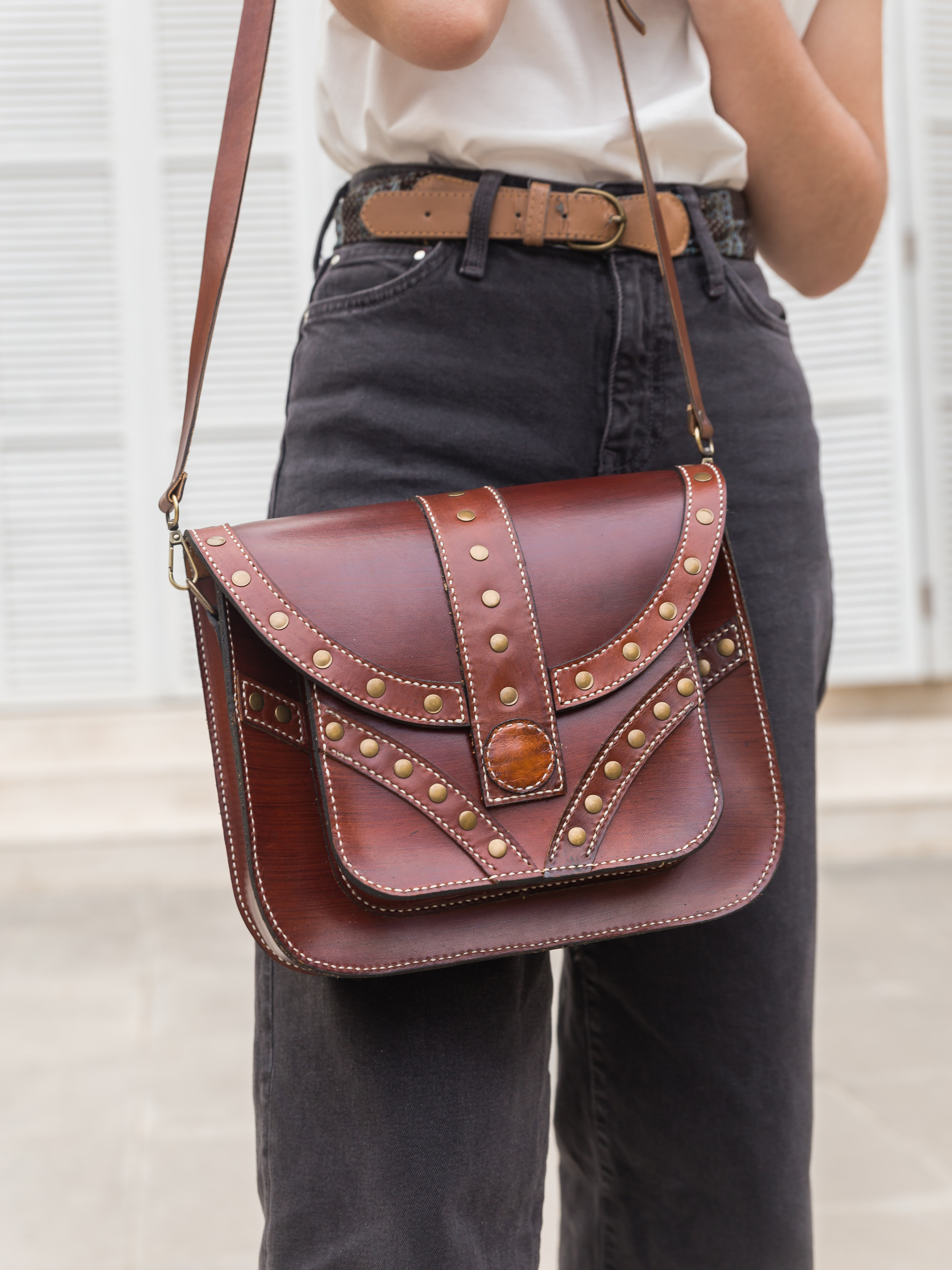 Photography of handmade leather bags