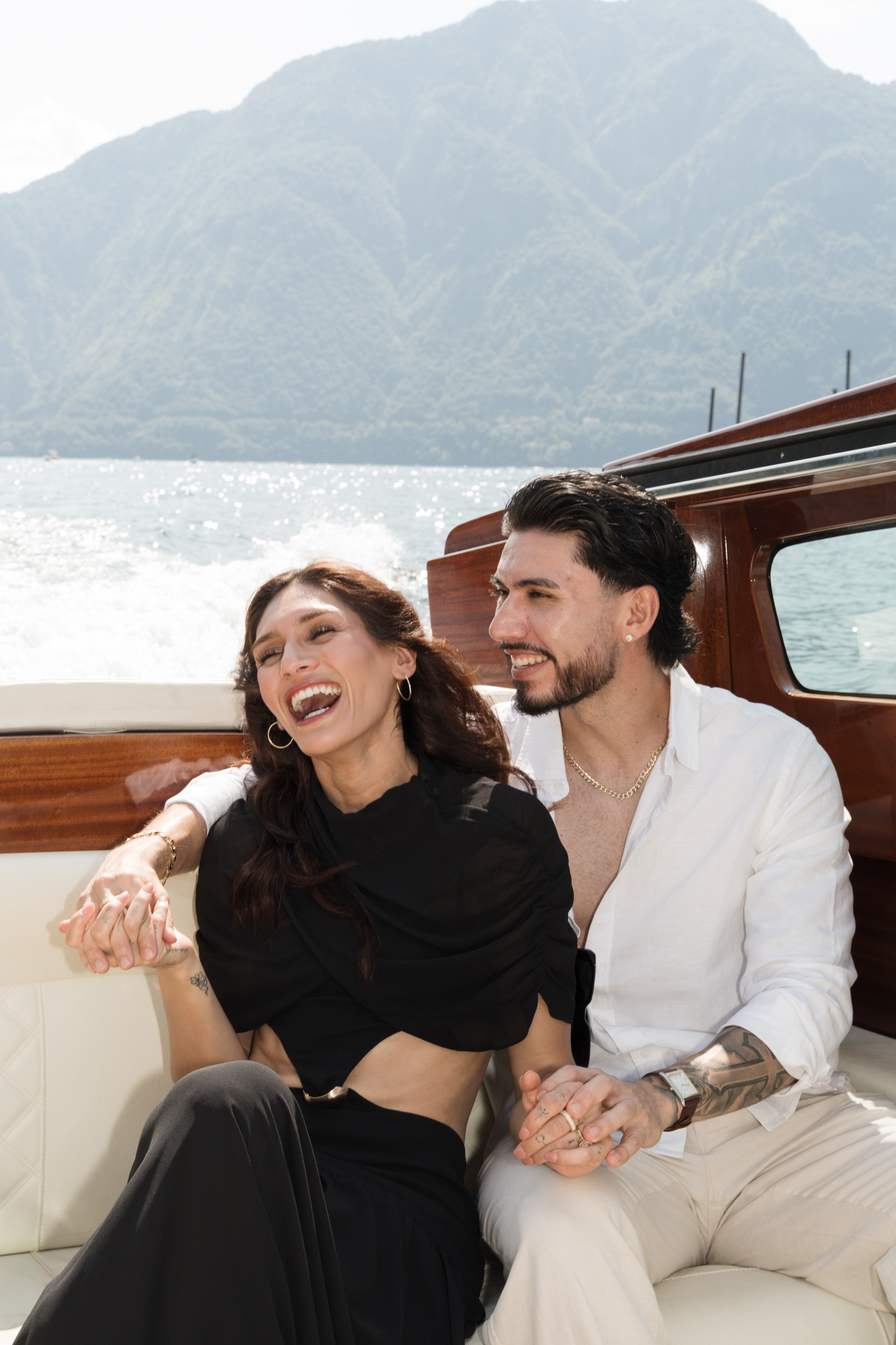 Emotional Boat Proposal in Tremezzo. Lake Como Proposal Photographer | Surprise Proposals & Engagements
