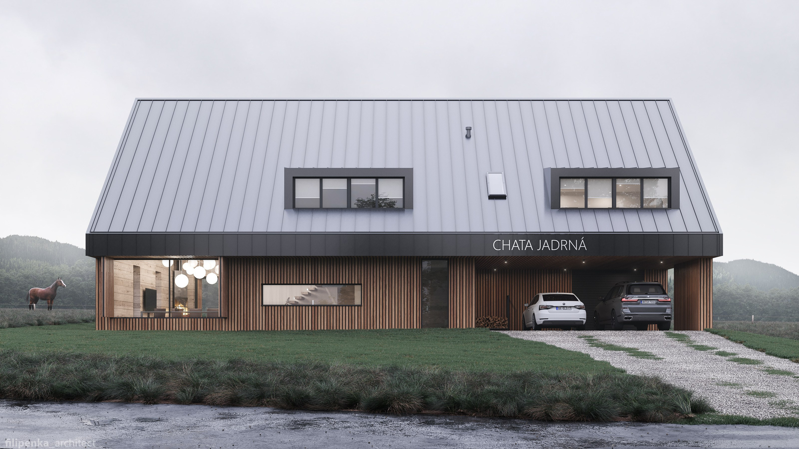 Horská chata — Orlické Záhoří. Filipenka architects