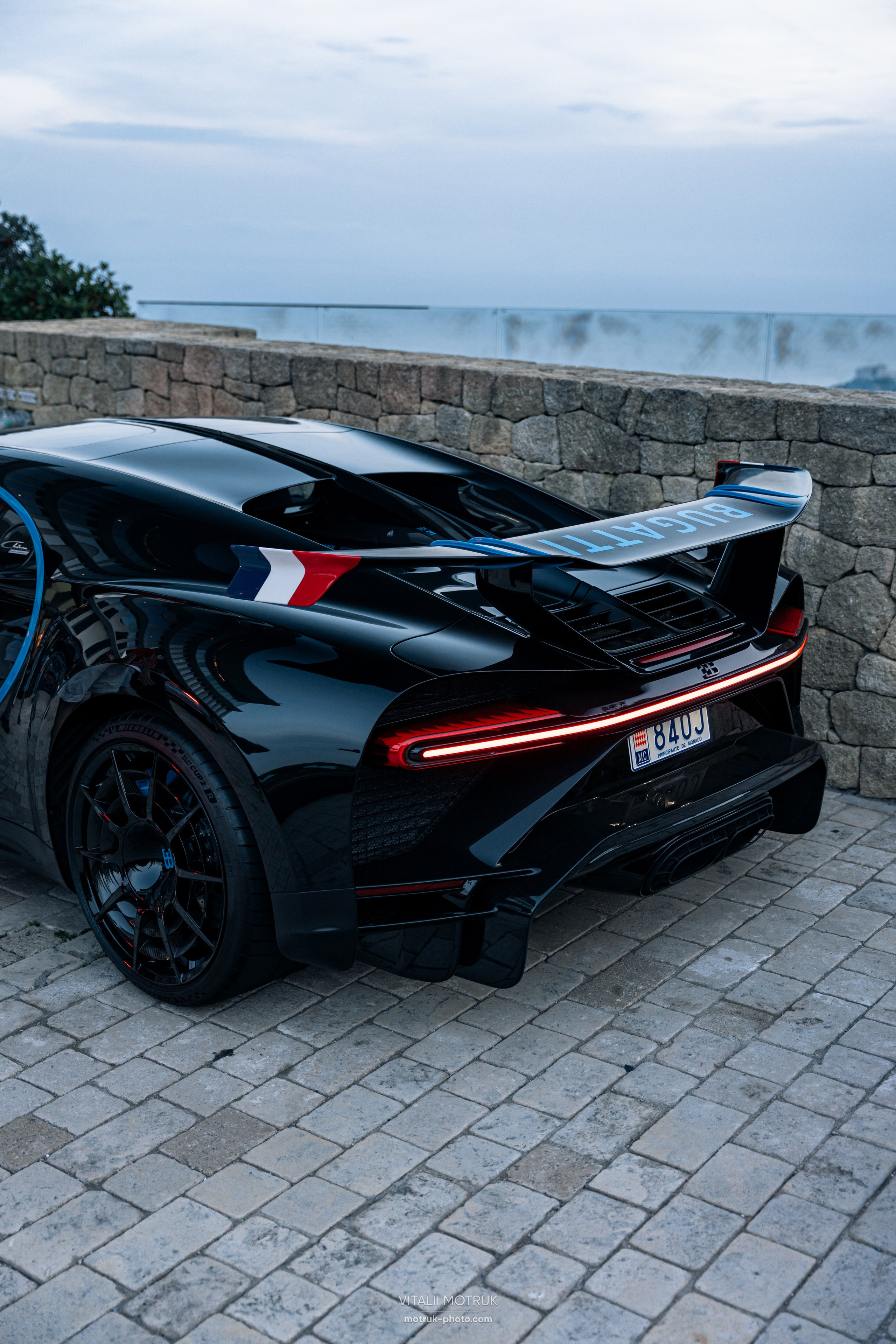 Bugatti Chiron. Photographe de voitures à Paris — Vitalii Motruk