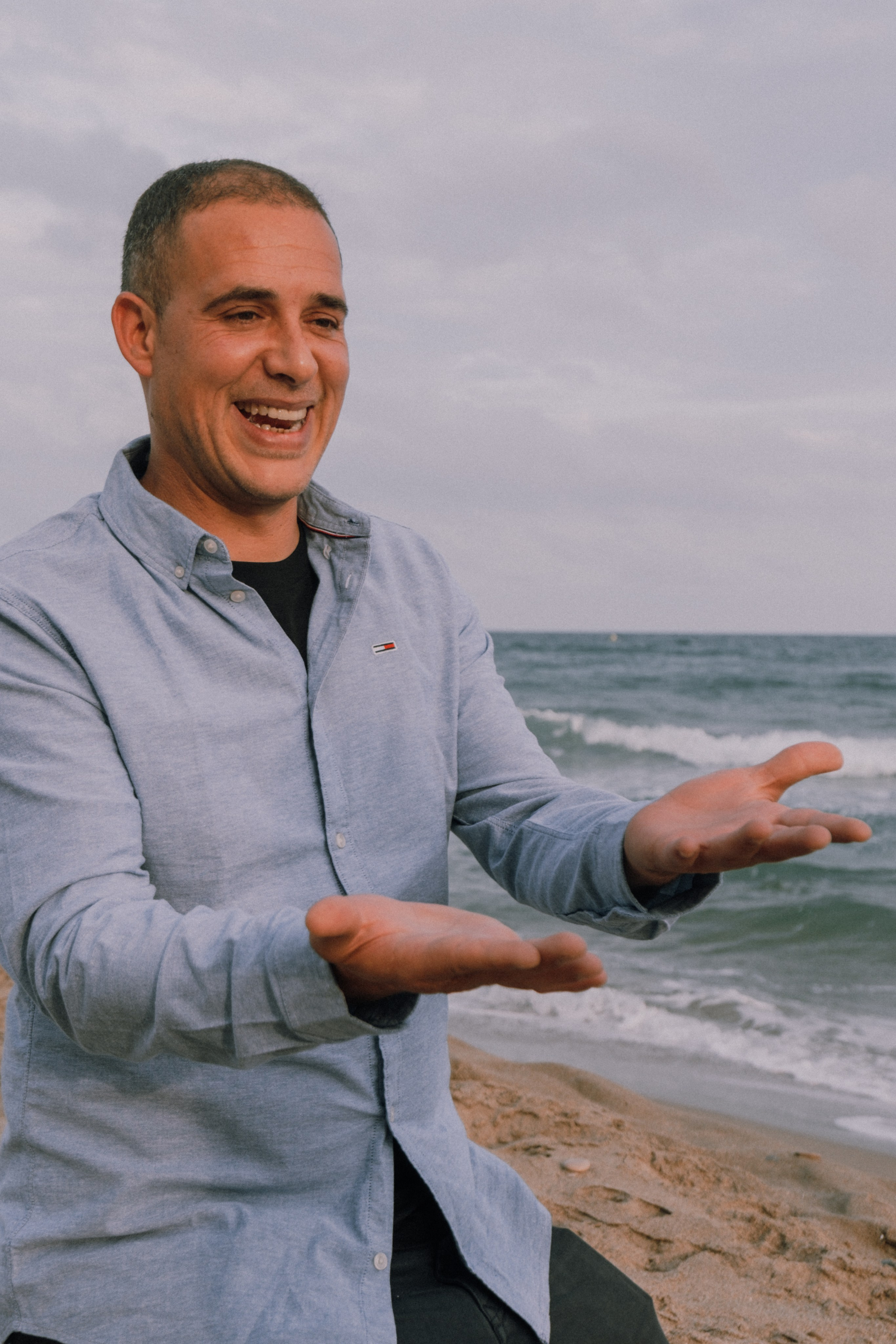 Семейная фотосессия на пляже. Профессиональная фотосъемка в Калафелле — Елена Медведева