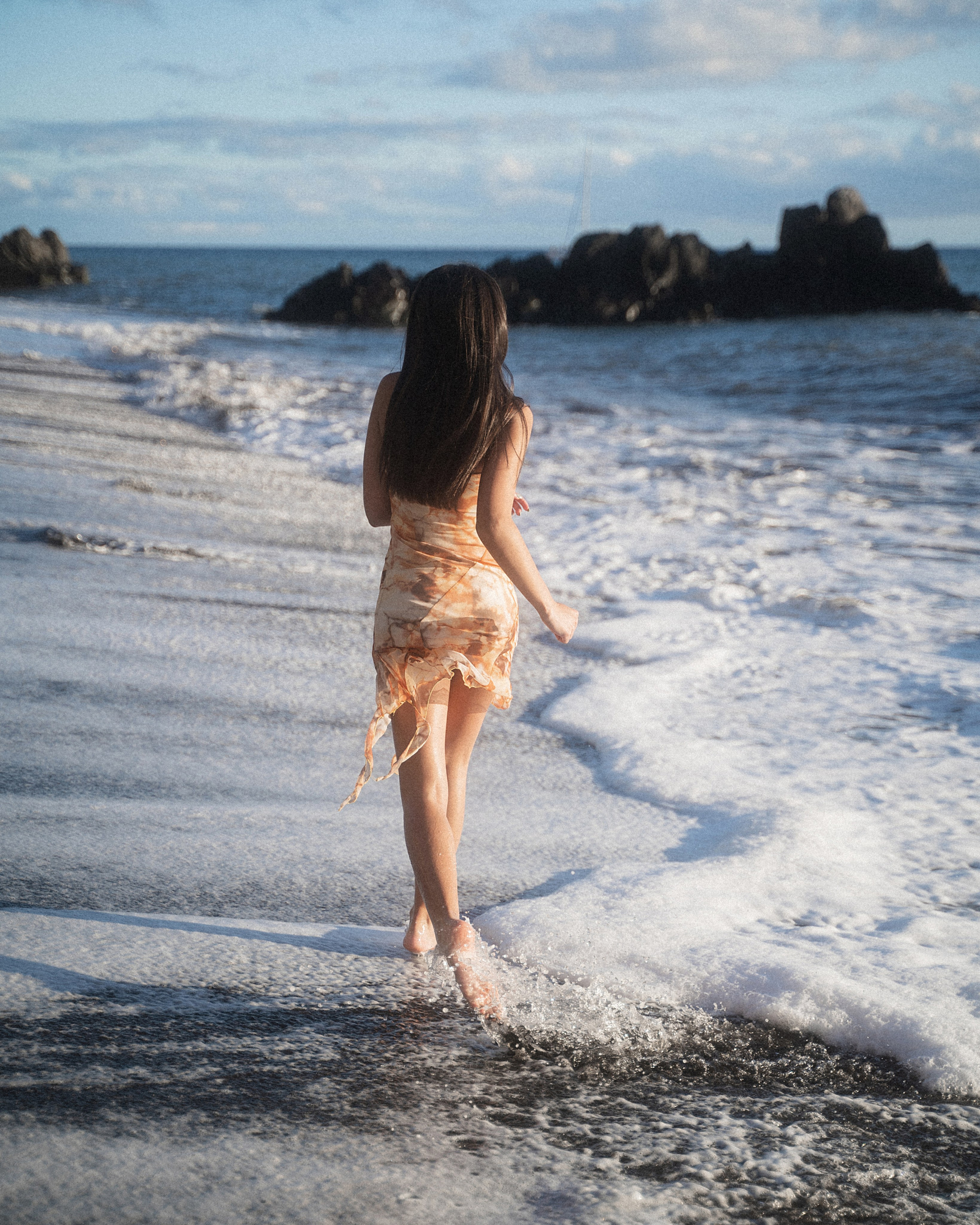 Sunset Portraits with Gabriella | Formosa Beach, Madeira Photography. Your photographer in Madeira