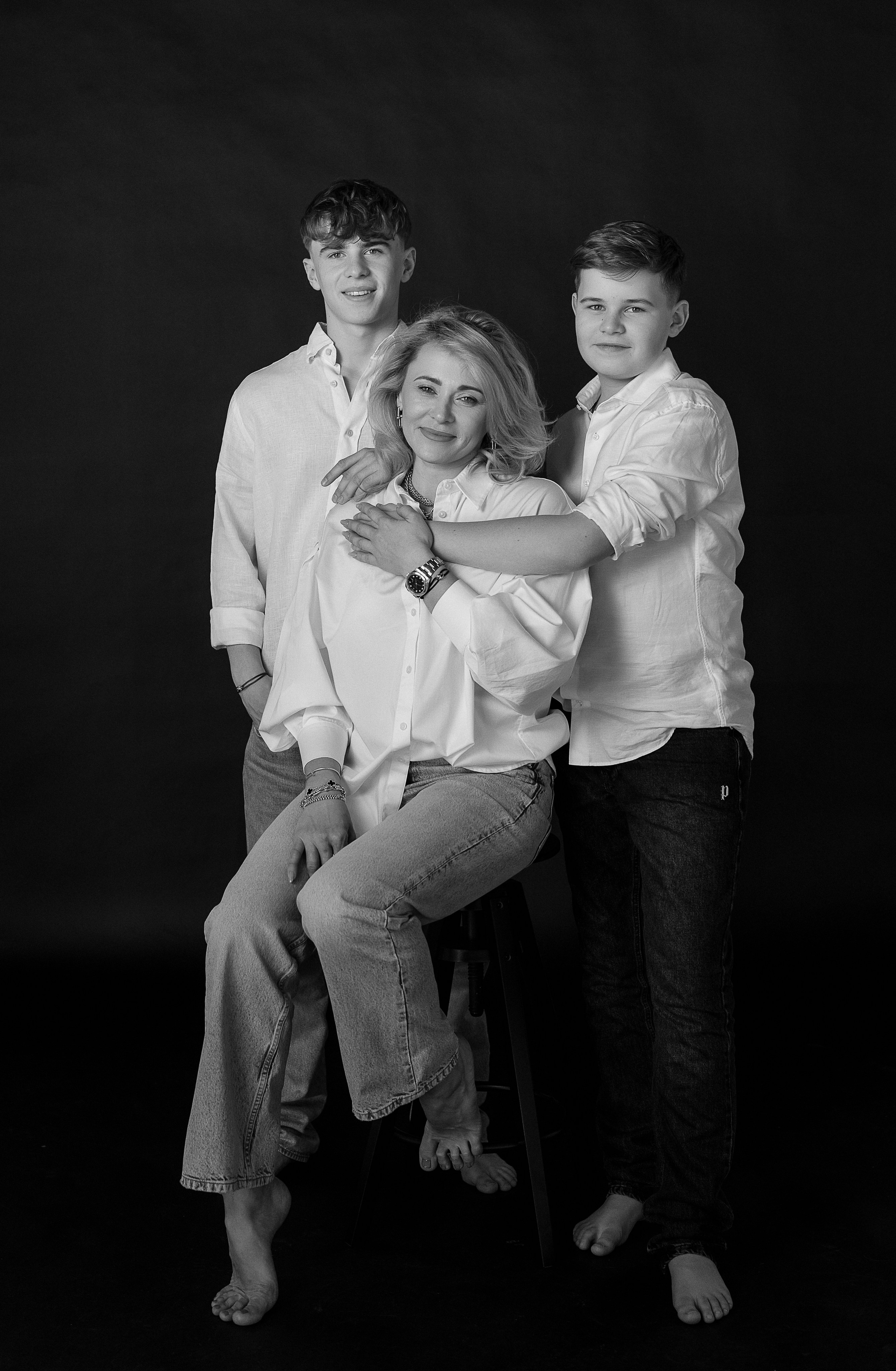 Studio shoot. Family, conceptual women portrait photograher in Geneva, Switzerland