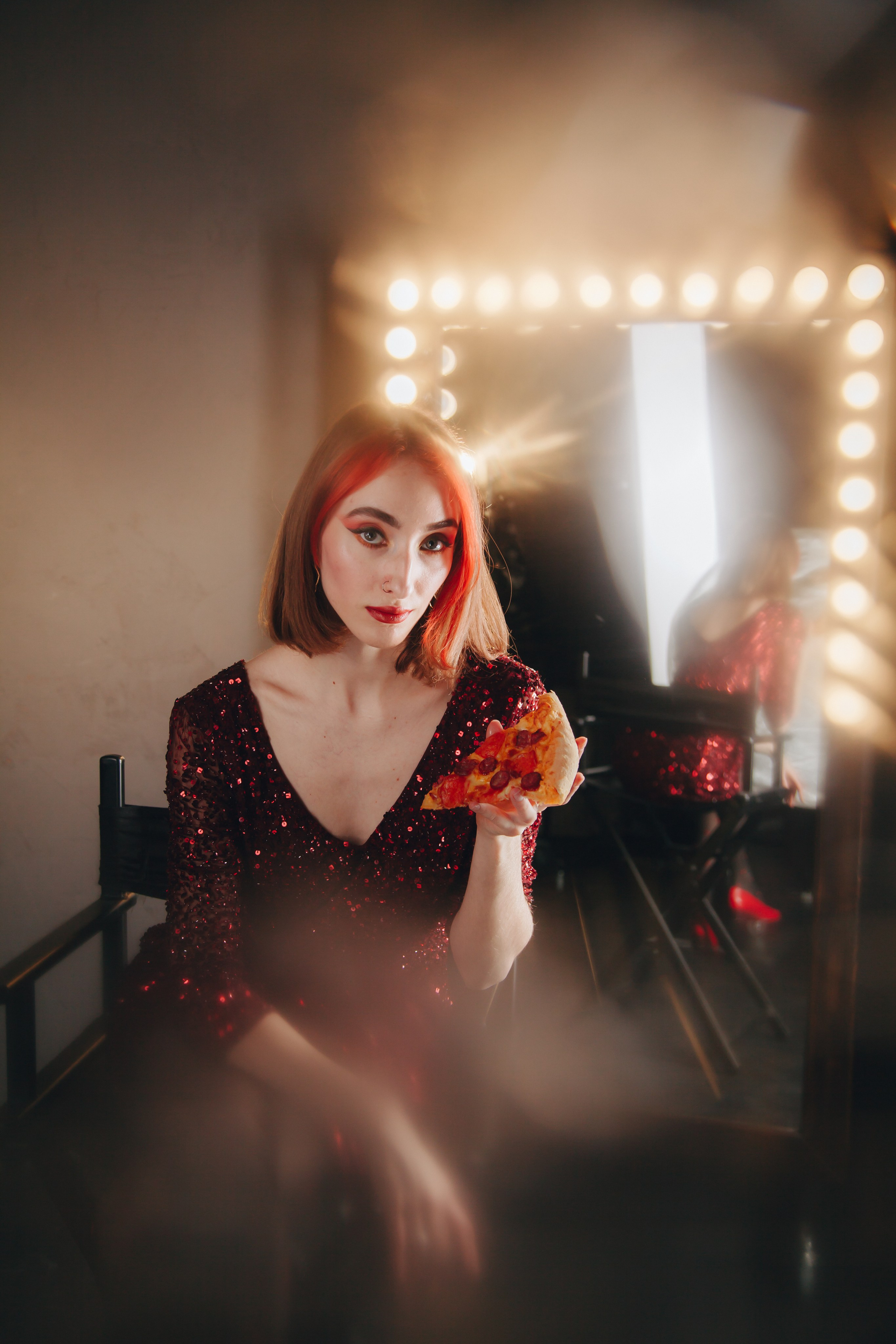Pizza&Glam | Photoshoot for Domino’s Pizza. Photographer in Los Angeles. Julia Ishmuratova