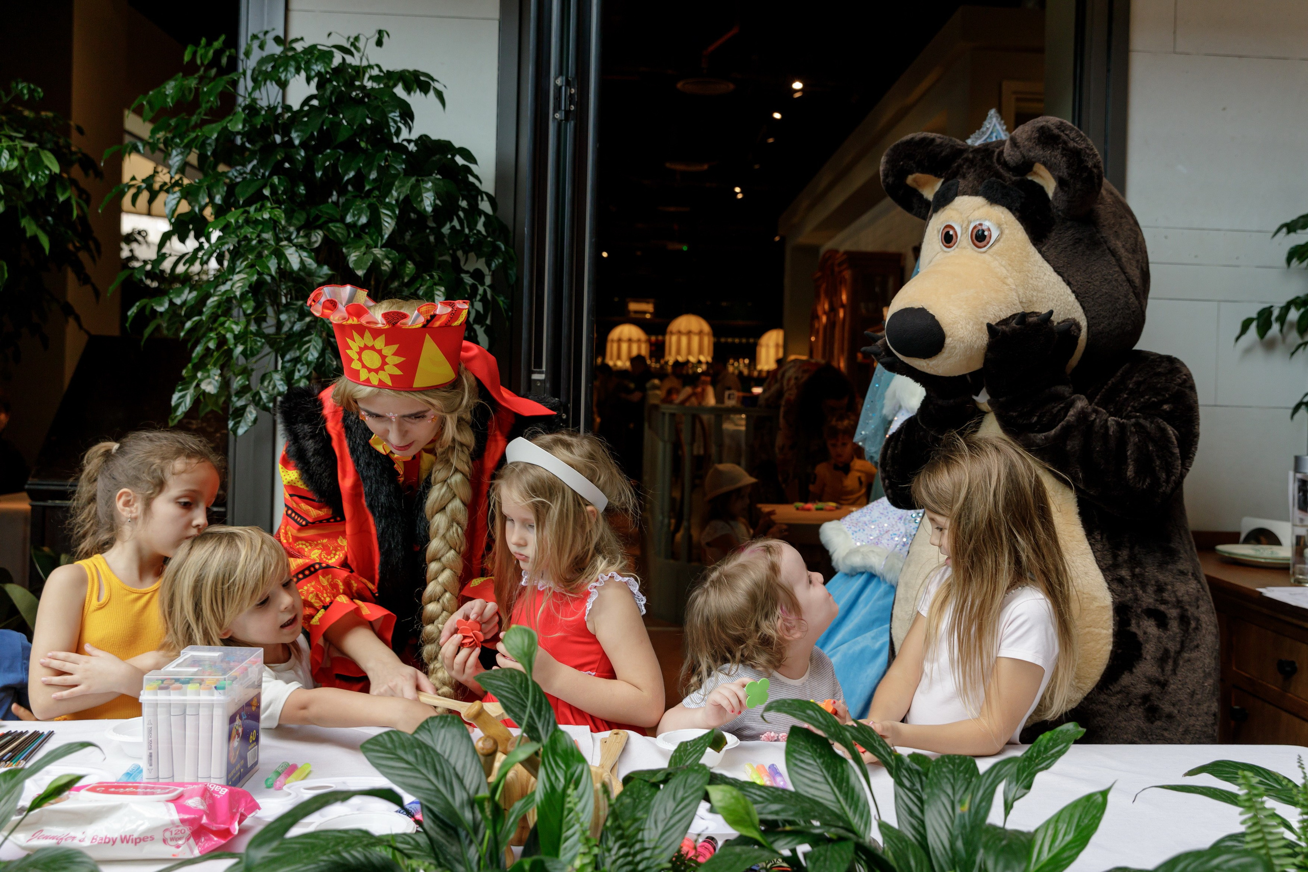 Maslenitsa at Babushka Restaurant, Dubai 2024. Photographer Anna Curly | Weddings and Events in Dubai