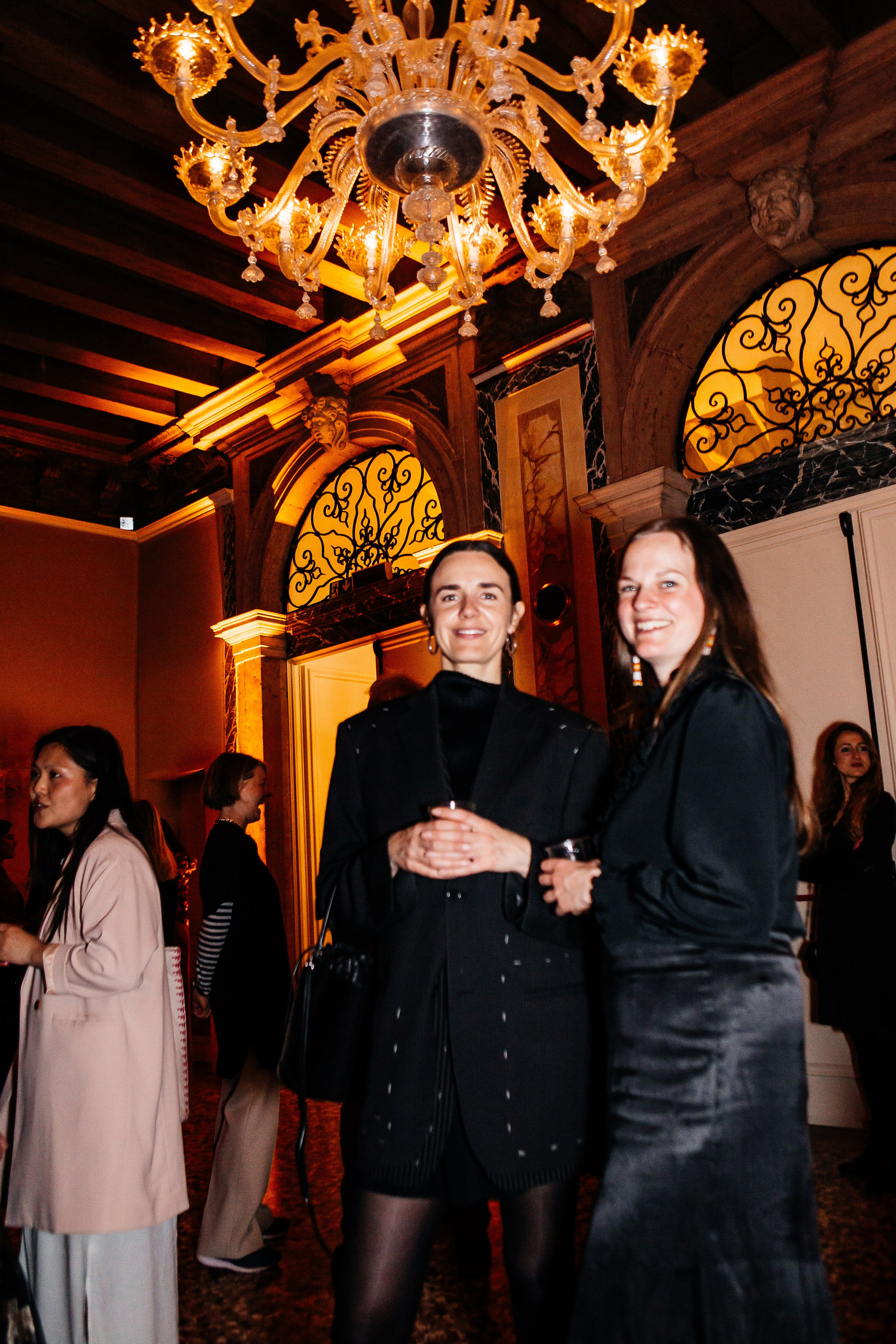 The wonderful party in the ancient palazzo of Venice