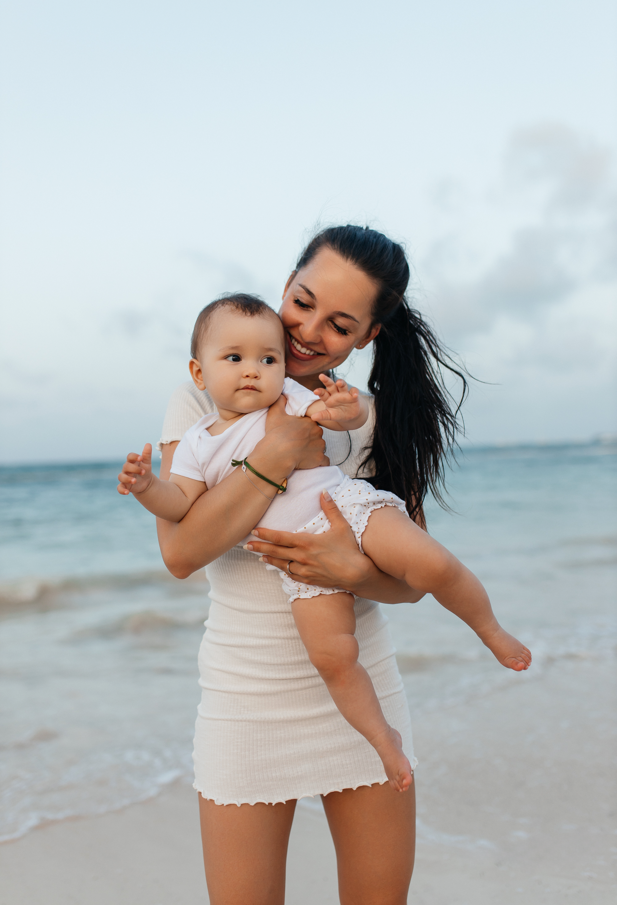 Family Sunset. Photographer in Punta Cana Anni Robles