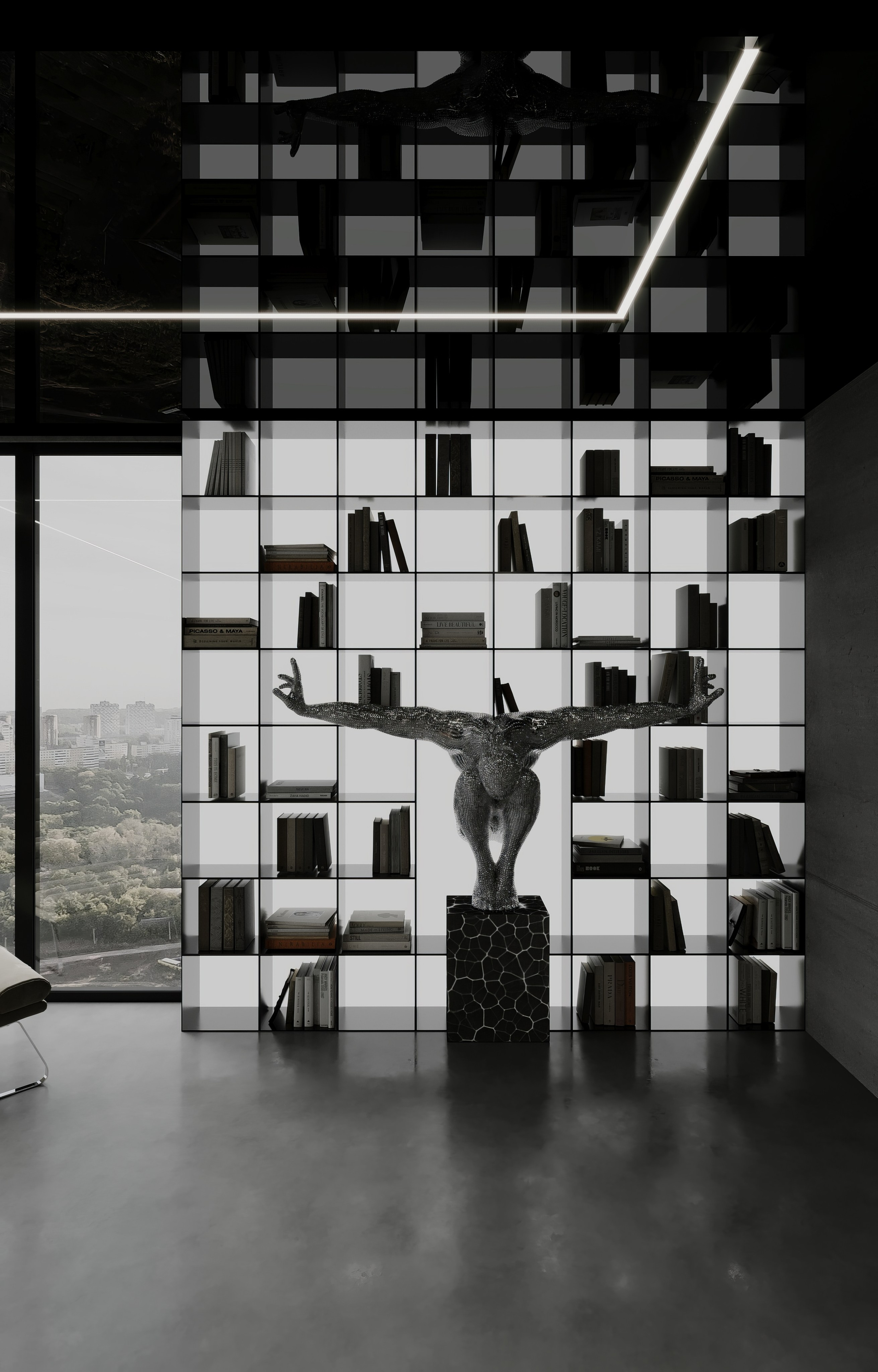 AS [Office design concept]. Anastasia Sorochin| 3d Visualization