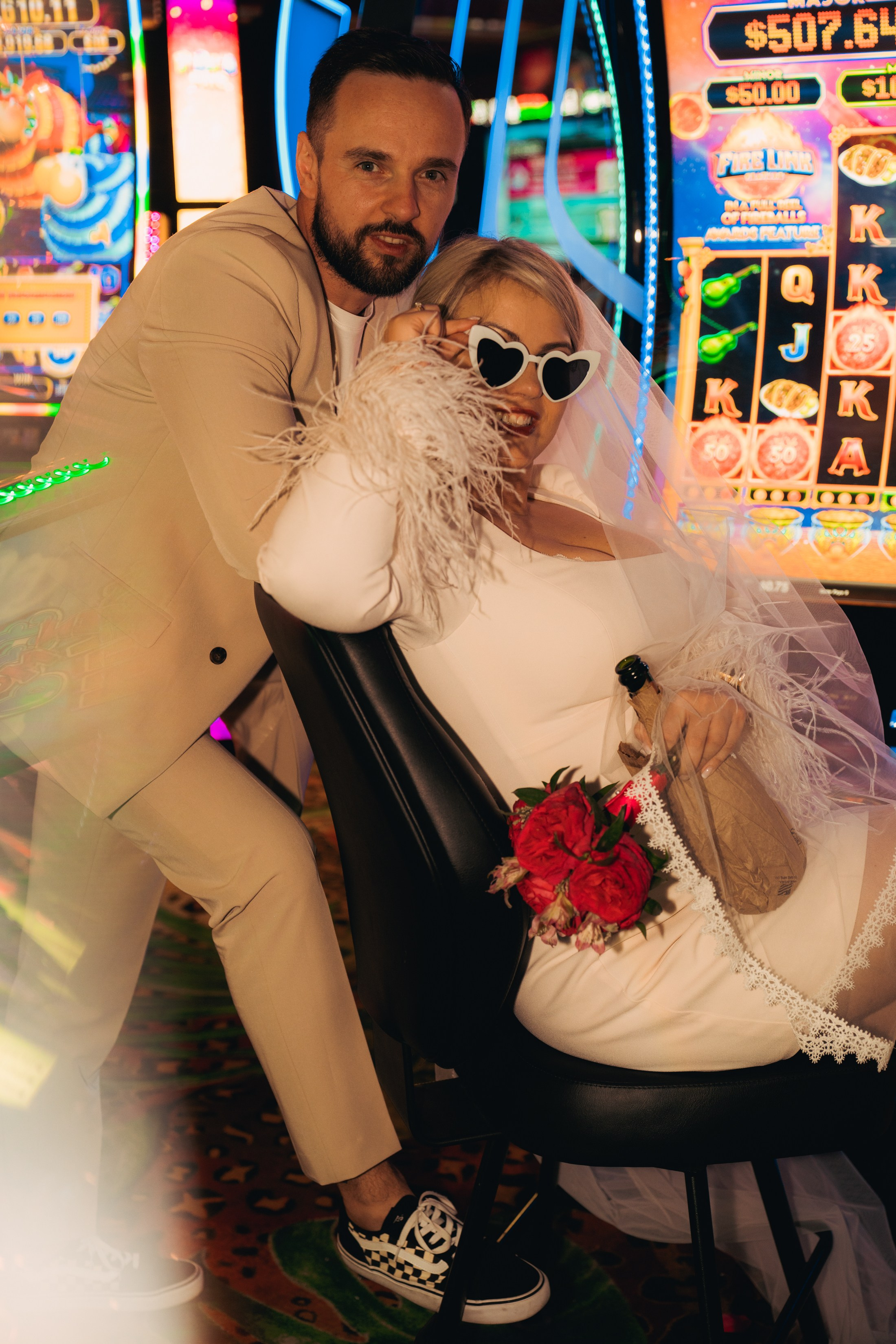Justyna&Karol. Wedding & elopement photographer Viktoriya Kravtsov. Las Vegas